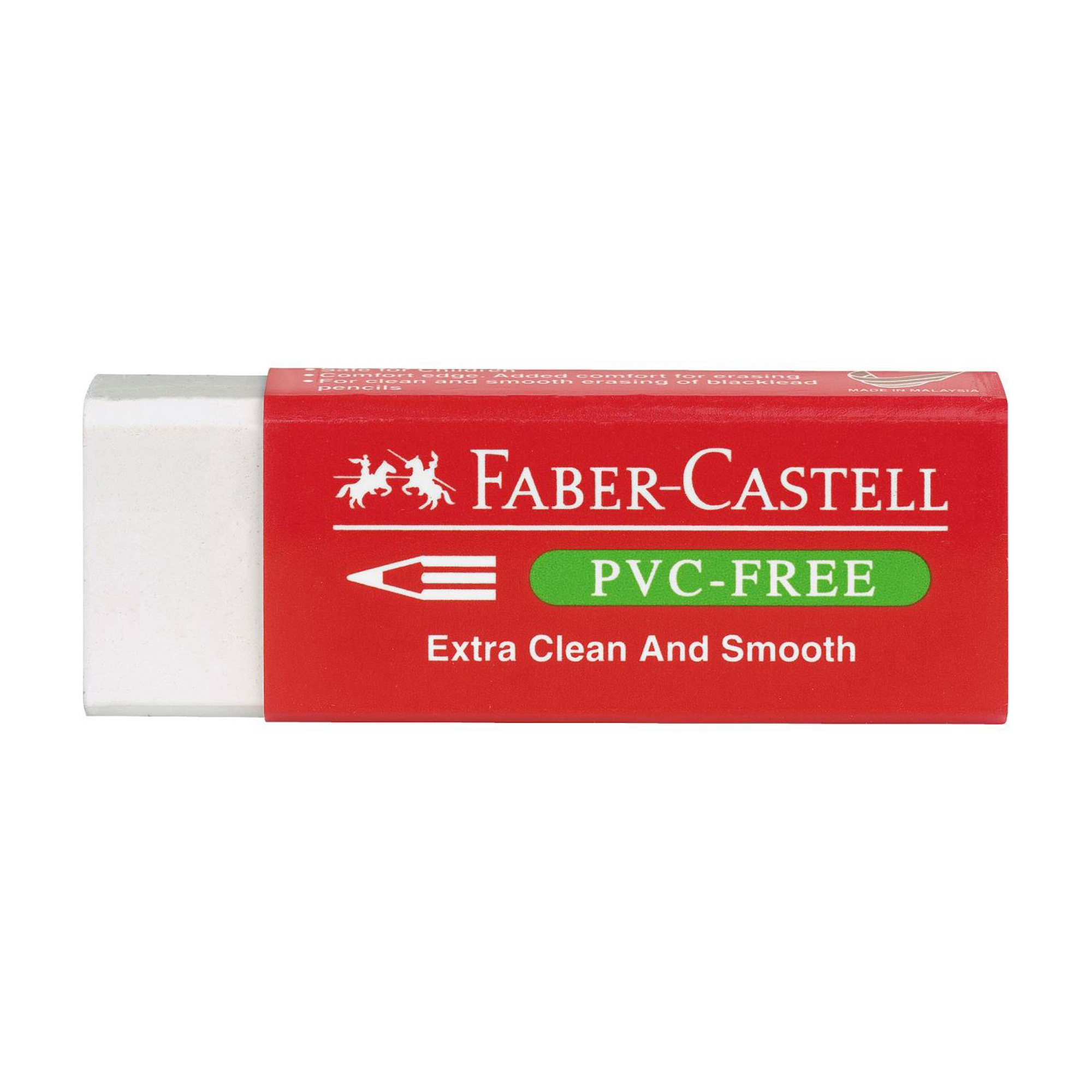 Gomma bianca per matita - 7095 Faber-Castell - conf. 20 pezzi