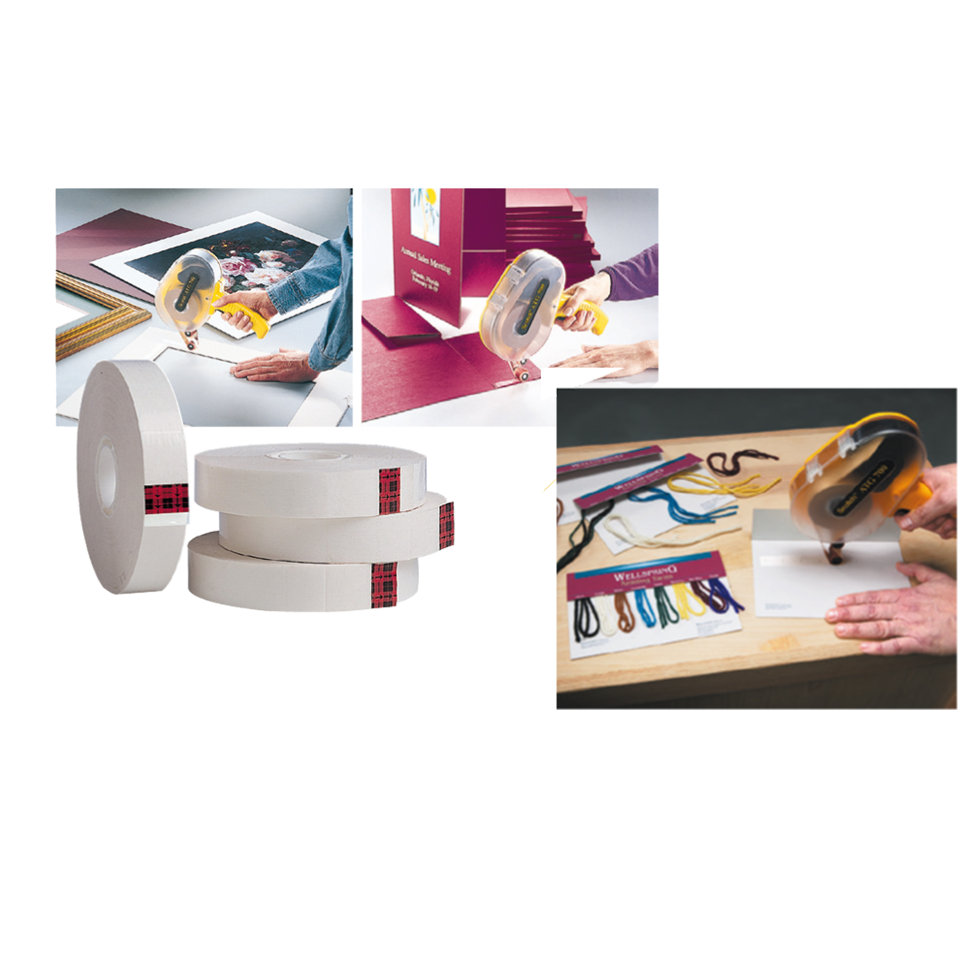 Nastro biadesivo per dispenser ATG - senza supporto - 19 mm x 33 m - trasparente - Scotch