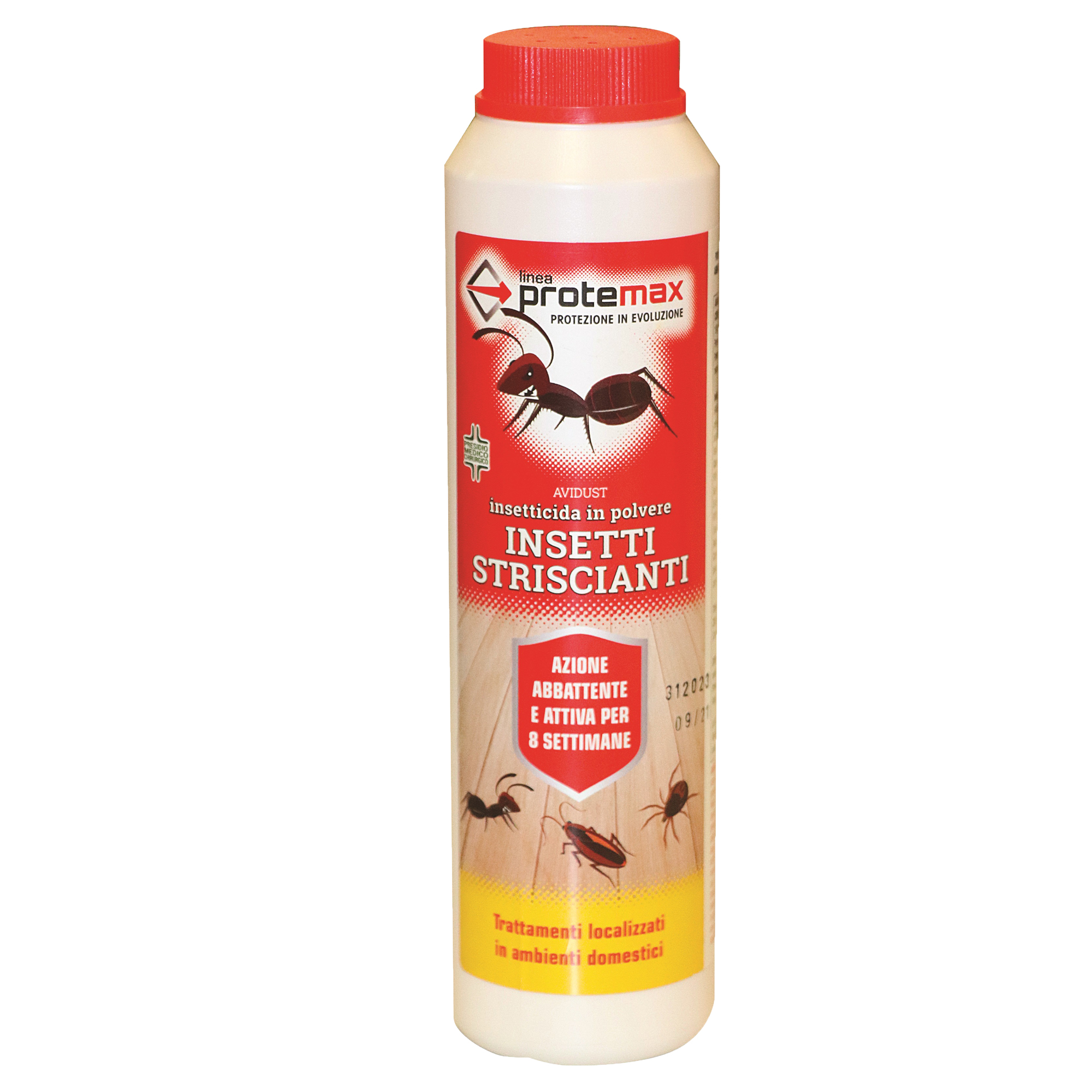 Insetticida per insetti striscianti - in polvere - 200 gr - Protemax