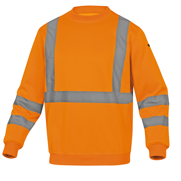 Felpa sportiva Astral - alta visibilità - tg. S - arancio fluo - Deltaplus