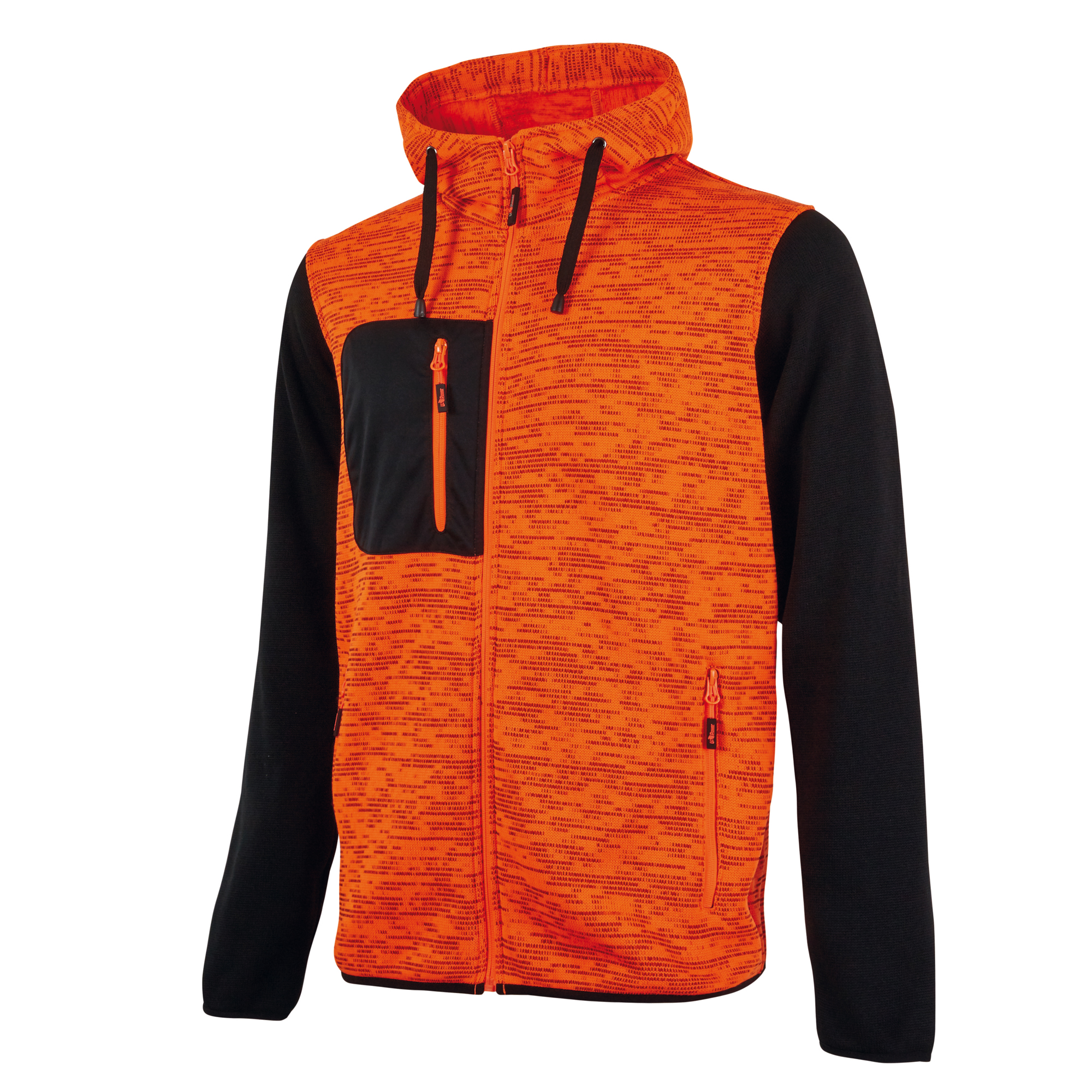 Felpa da lavoro Rainbow - taglia L - arancione fluo - U-Power