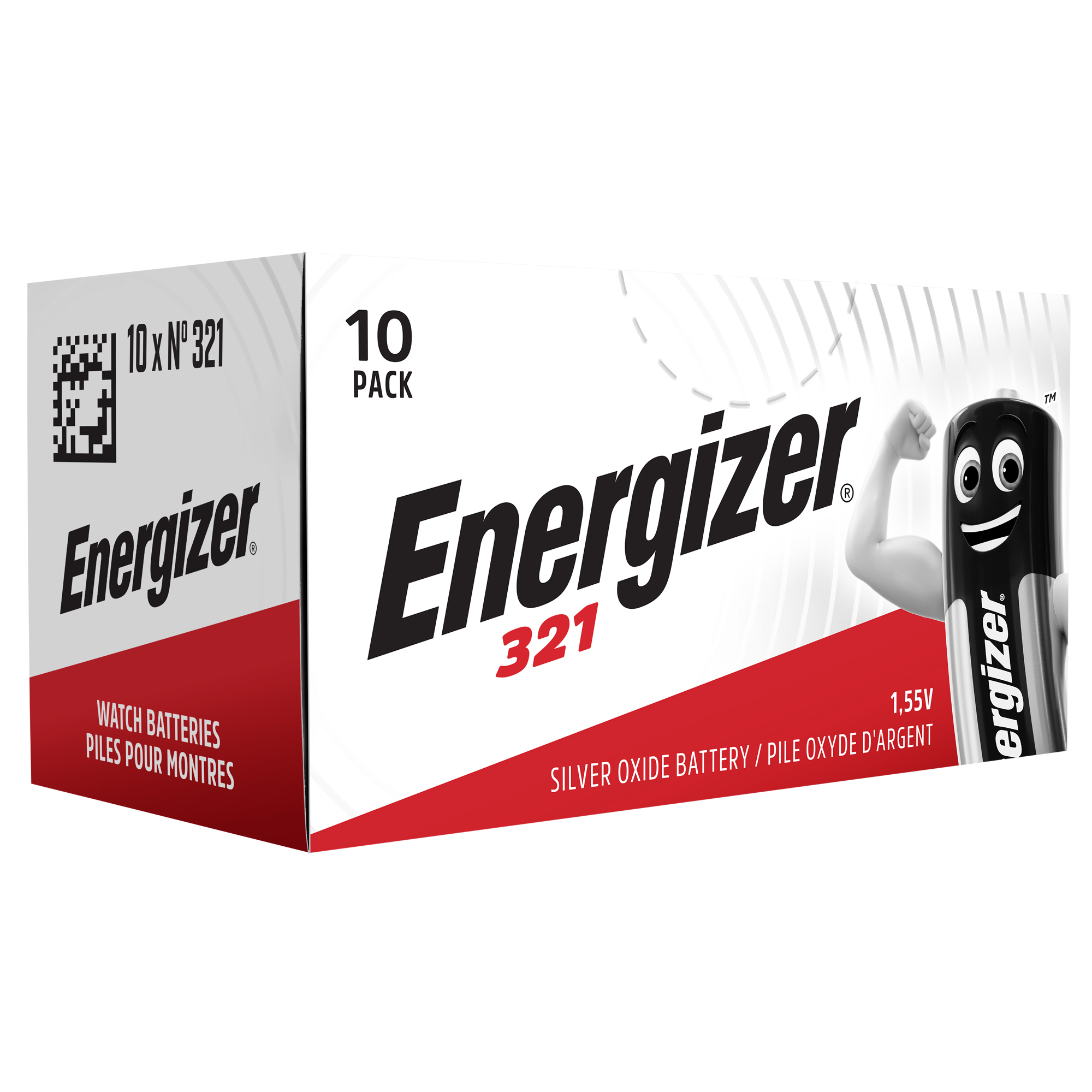 Micropila Watch 321 - a pastiglia - ossido argento - Energizer