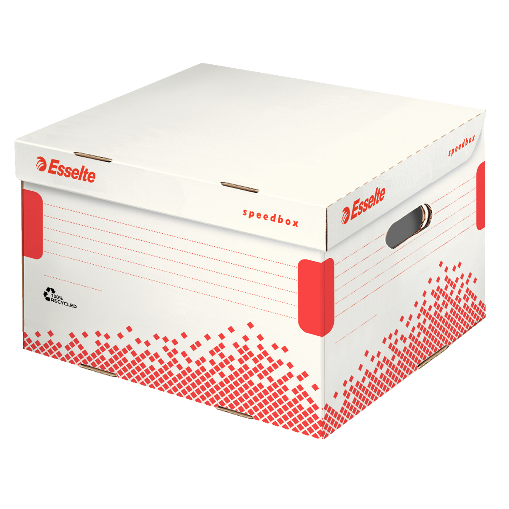 Scatola container Speedbox - Medium - 32,5 x 36,7cm - dorso 26,3 cm - Esselte