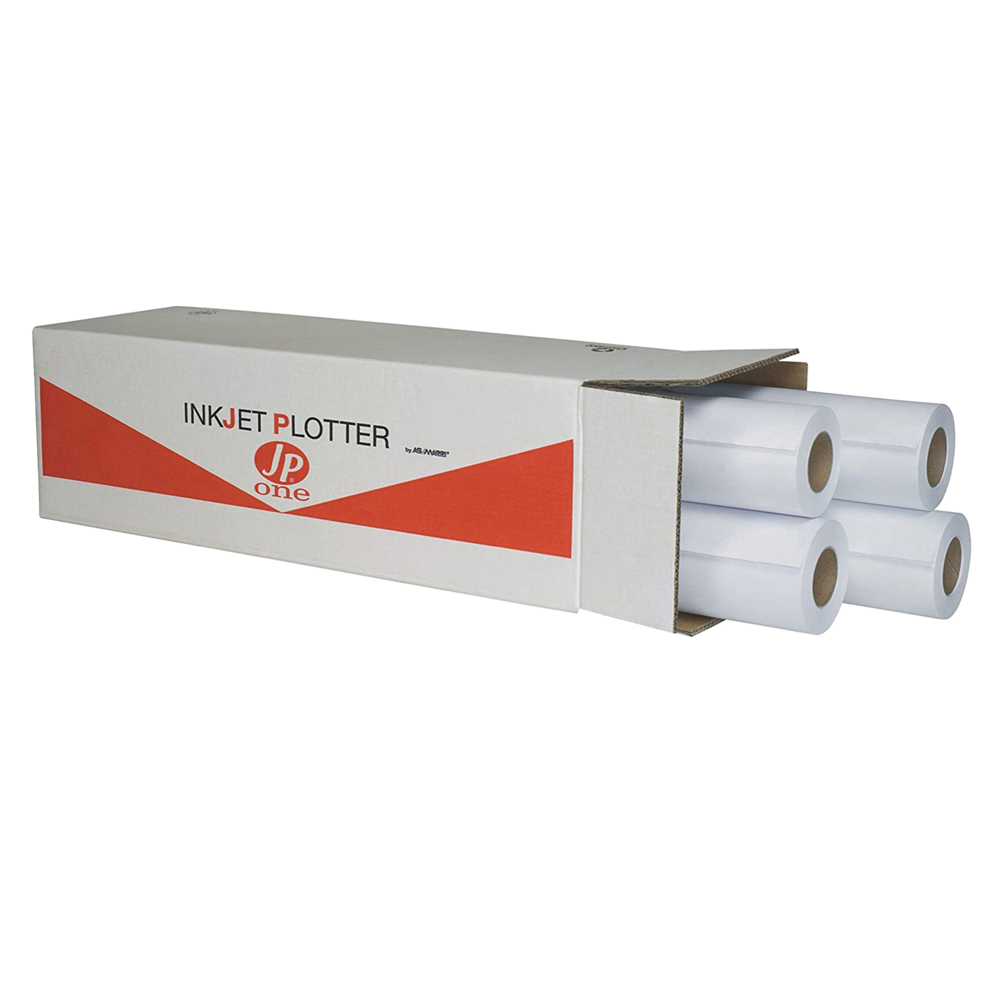 Carta plotter JP One P.90M - 914 mm x 50 mt - 90 gr - inkjet - opaca - bianco - As Marri