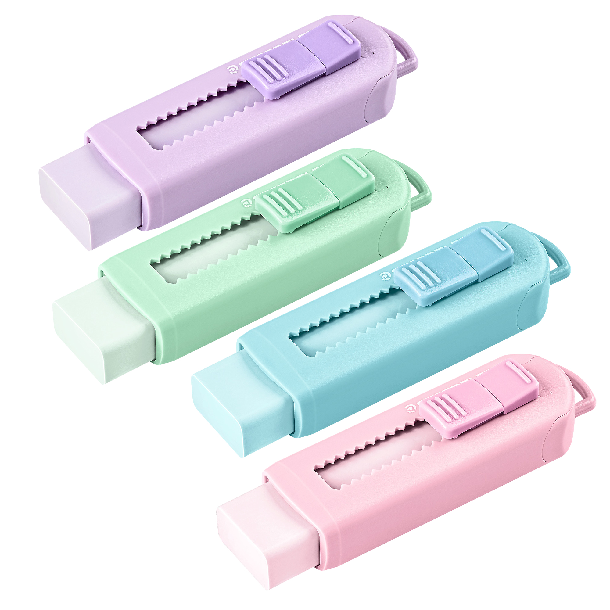 Gomma a scorrimento Eraser - involucro colori pastello assortiti - Staedtler