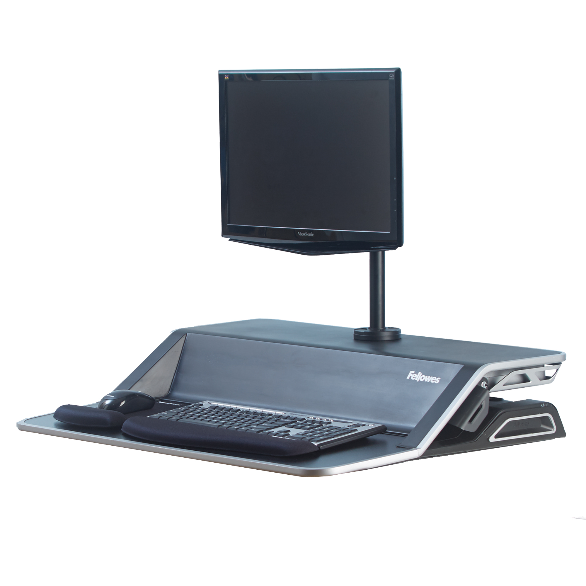 Postazione di lavoro Sit Stand Lotus - nero - Fellowes