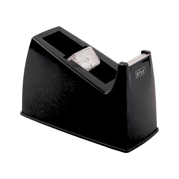 Dispenser per nastro adesivo - 33 m - nero - Lebez