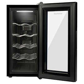 Cantinetta Riservetta 10 - per 10 bottiglie - 26 x 56,7 x 51,5 cm - nero - G3 Ferrari