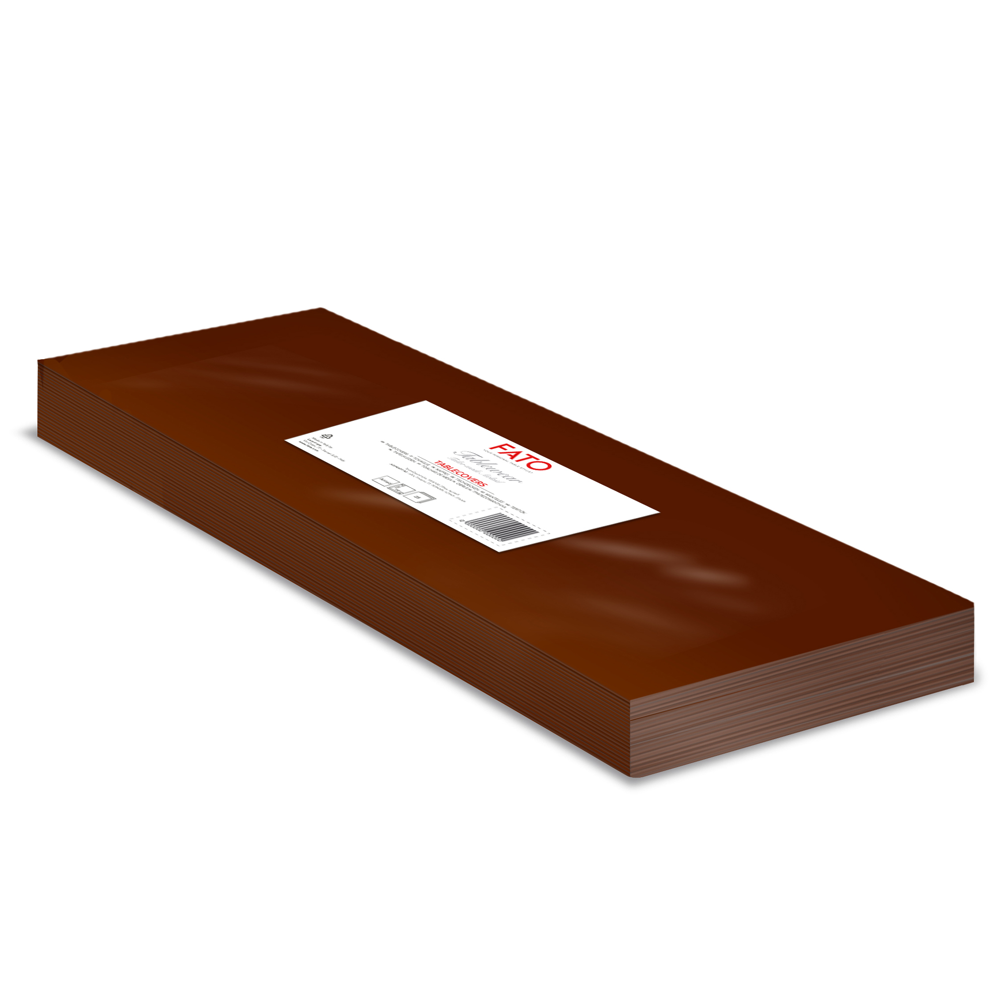 Tovaglia linea AirLaid - 100 x 100 cm - cacao - Fato - conf. 25 pezzi