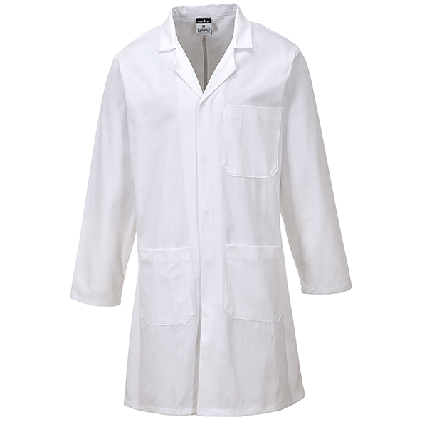 Camice da lavoro - maniche lunghe - unisex - taglia S - bianco - Portwest
