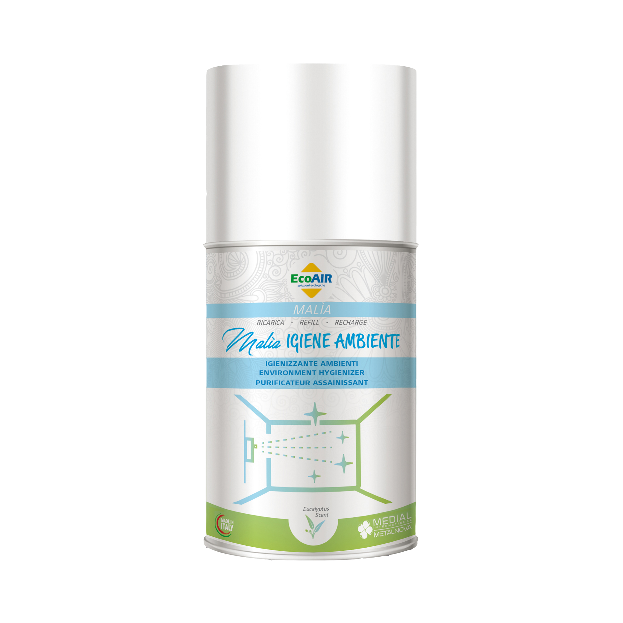 Refill per diffusore Basic - eucalipto - 250 ml - Medial