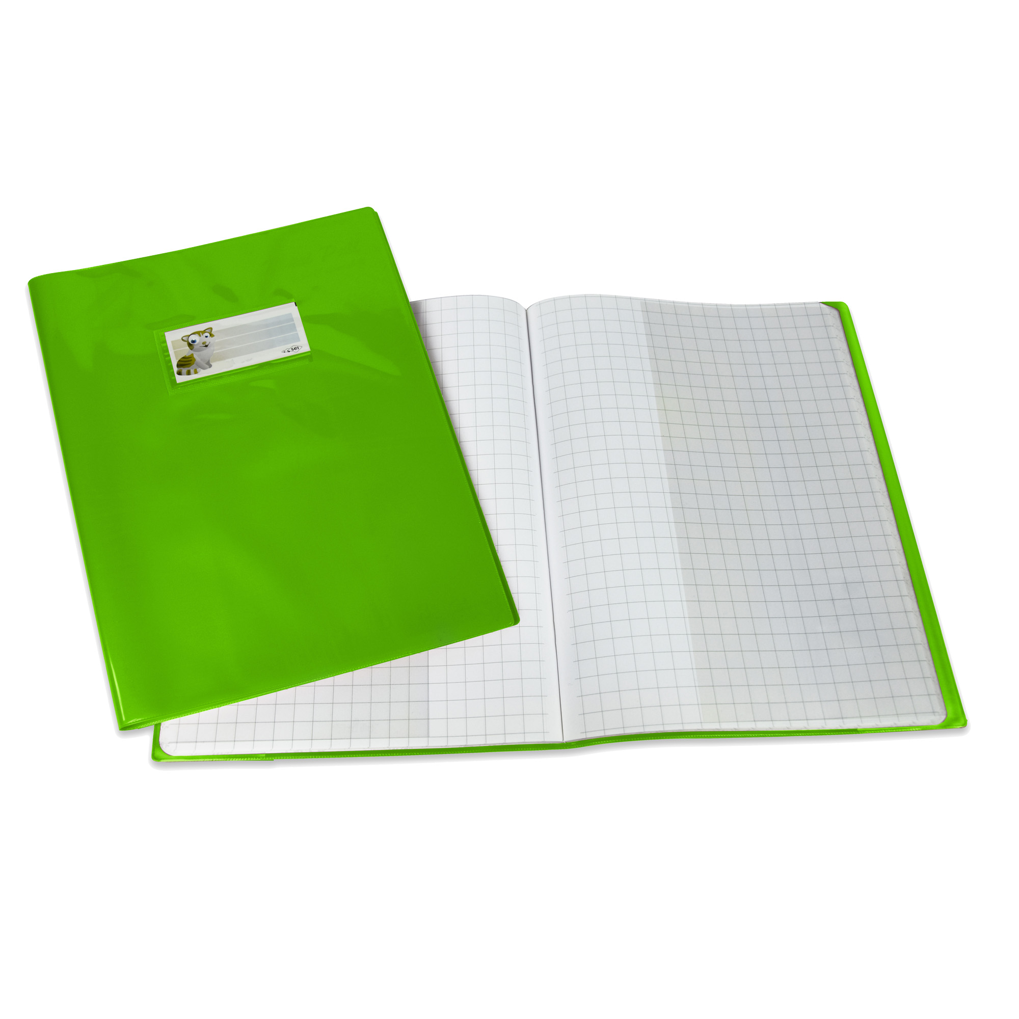 Coprimaxi L F - 21 x 30 cm - PVC - 180 mic - c/alette -  laccato - verde chiaro - Sei Rota