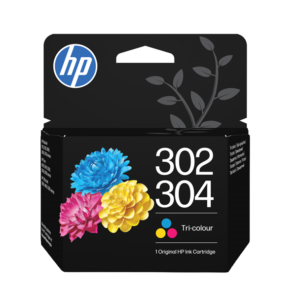 Hp - Cartuccia ink originale - 302/304 - C/M/Y - B7RT6AE - 165 pag
