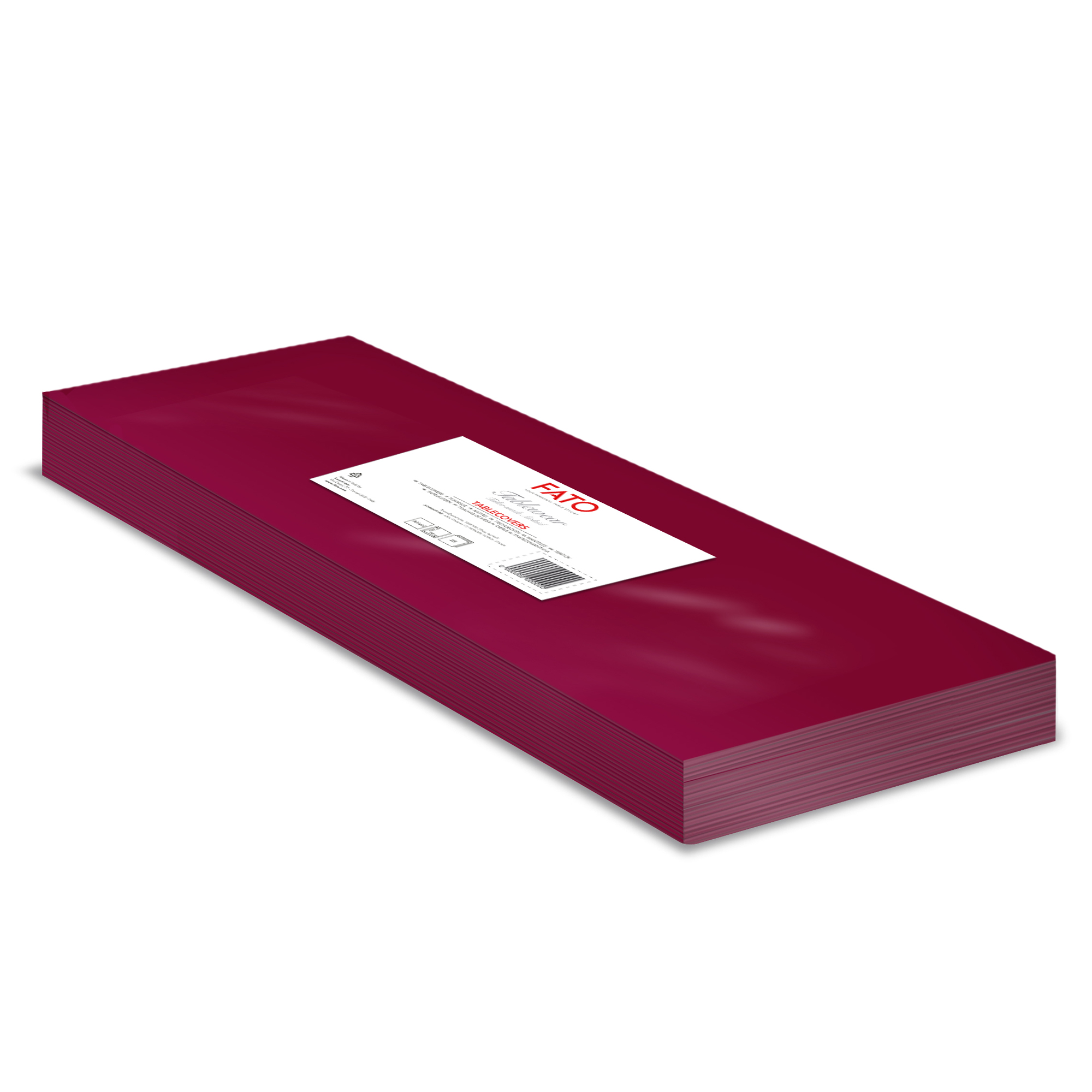 Tovaglia linea AirLaid - 100 x 100 cm - bordeaux - Fato - conf. 25 pezzi