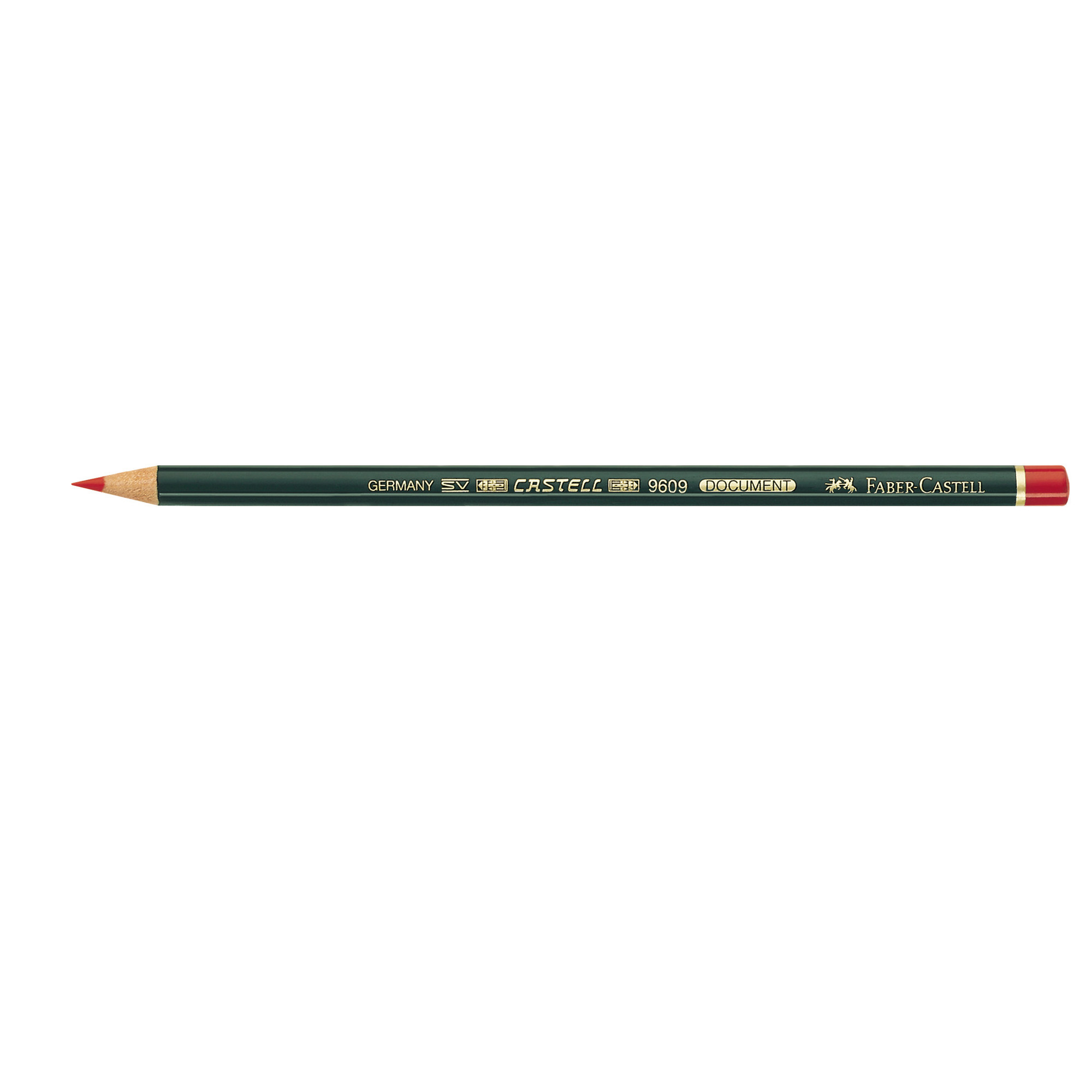 Matita Castell Document - rosso - Faber-Castell