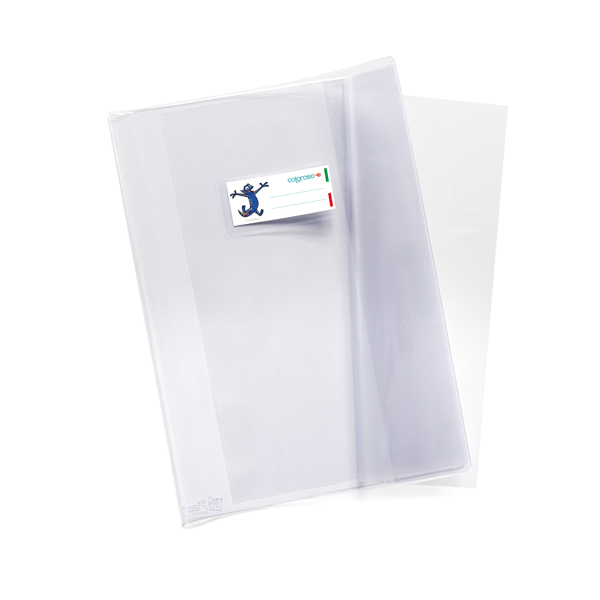 Coprimaxi Supercristallo - 21 x 30 cm - PVC - 200 mic - c/alette - neutro trasparente - Colorosa