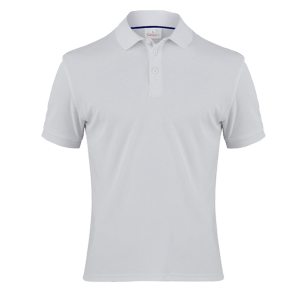 Polo Jeff - da uomo - manica corta - taglia L - bianco - Giblor's