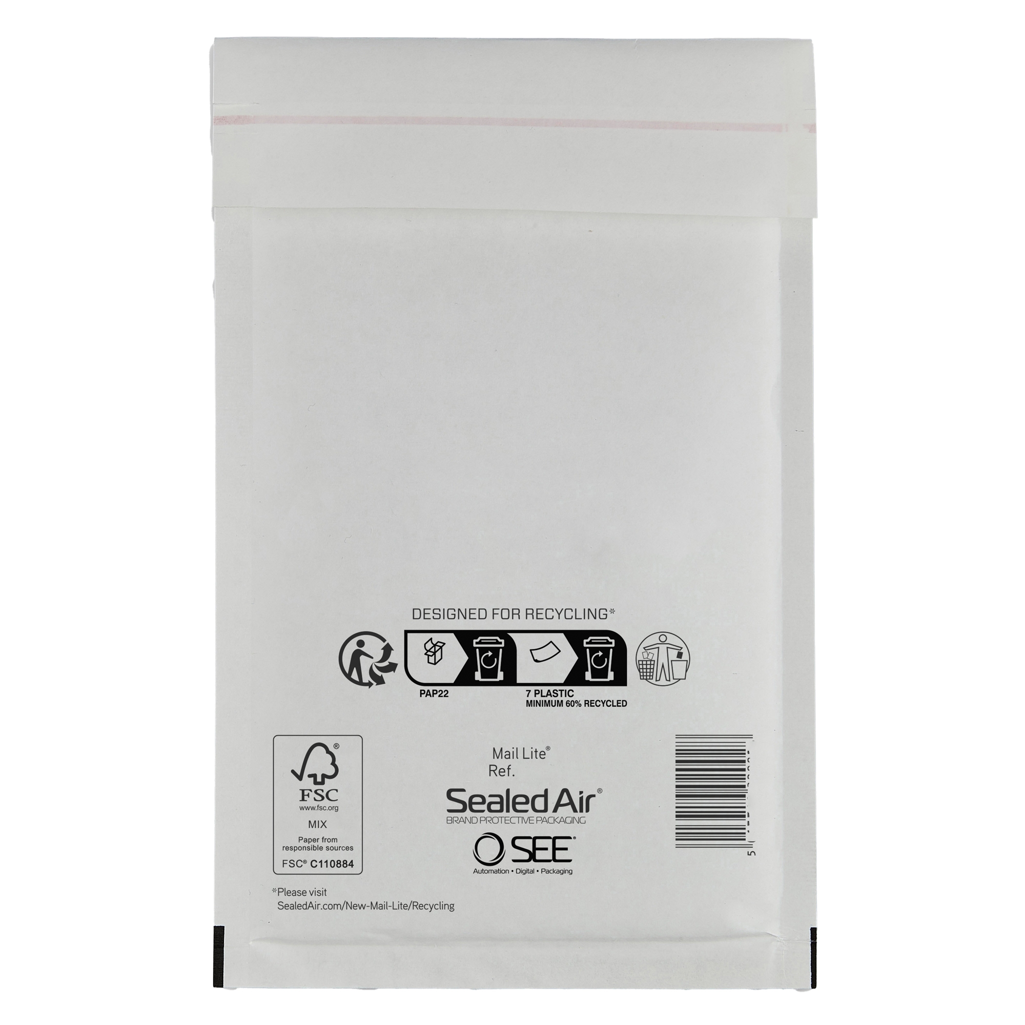 Busta imbottita Mail Lite - D (18 x 26 cm) - bianco - Sealed Air - conf. 10 pezzi
