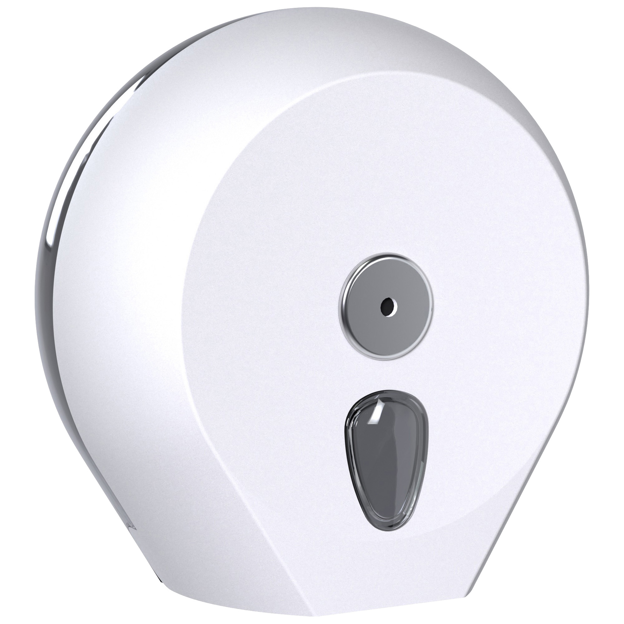 Dispenser linea EColored di carta igienica in rotolo Mini Jumbo - 27 x 12,8 x 27,3 cm - plastica - adamello white - Mar Plast