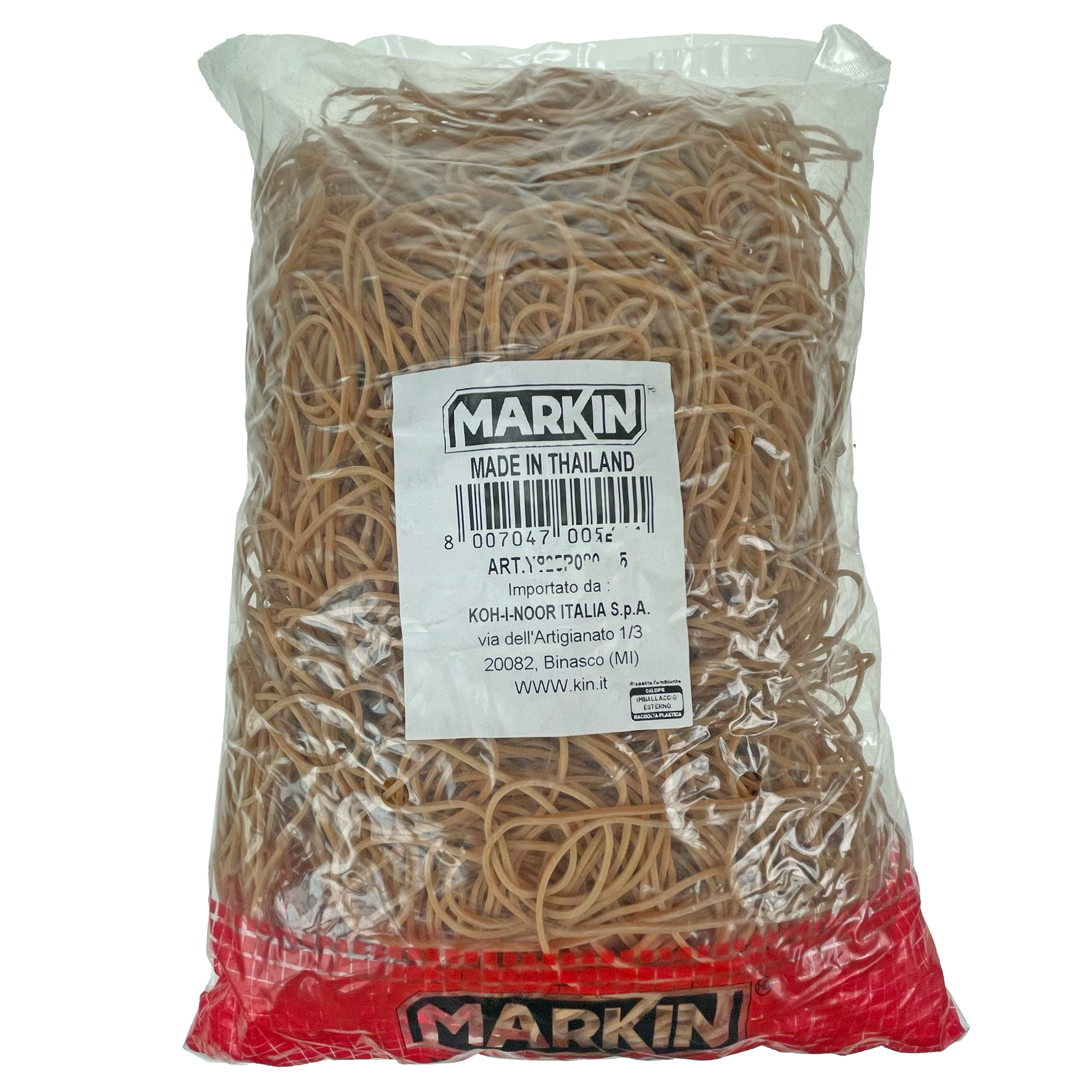 Elastici - diametro 15 cm - 1 kg - caucciù - avana - Markin