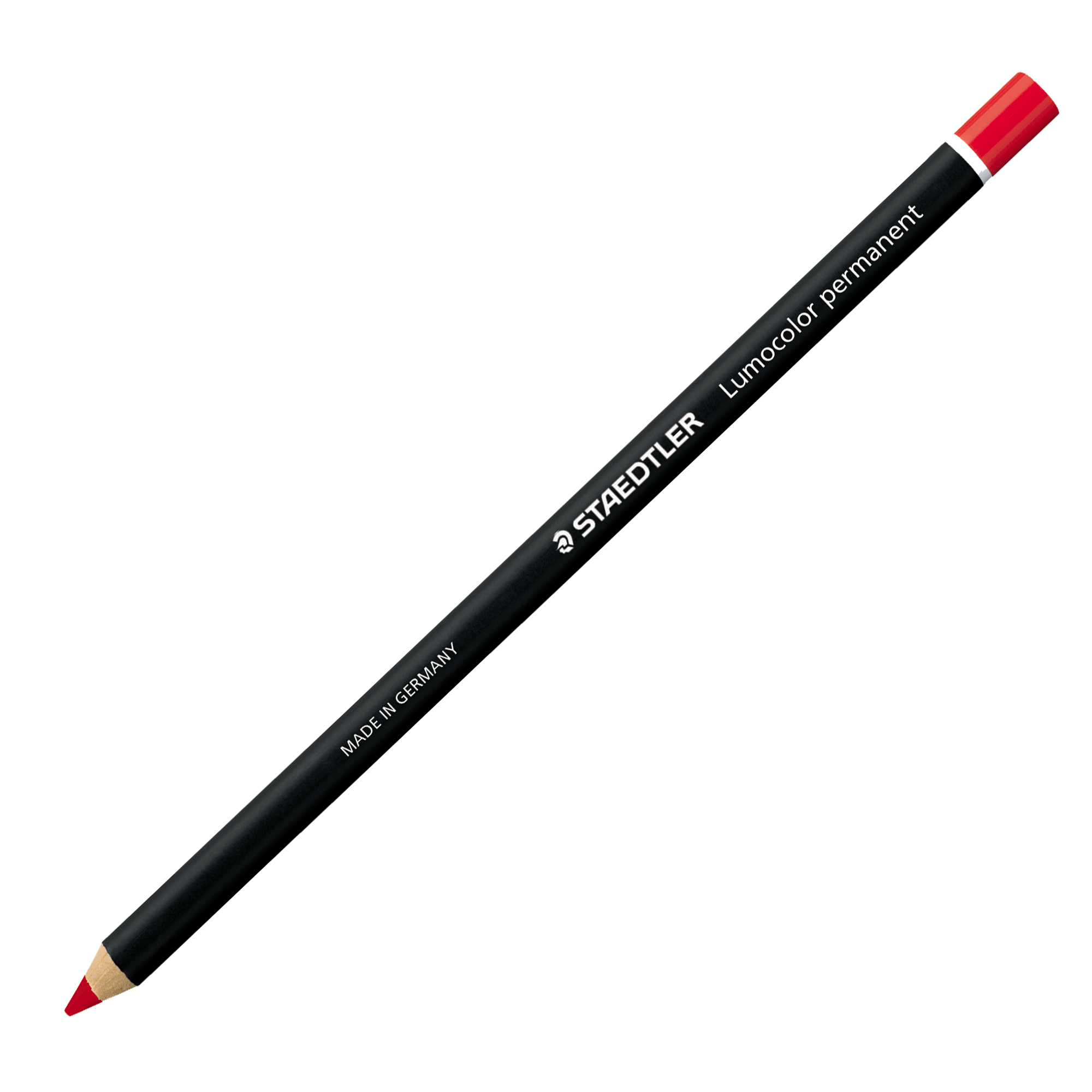 Matita Lumocolor Glasochrom - permanente  - rosso - Staedtler