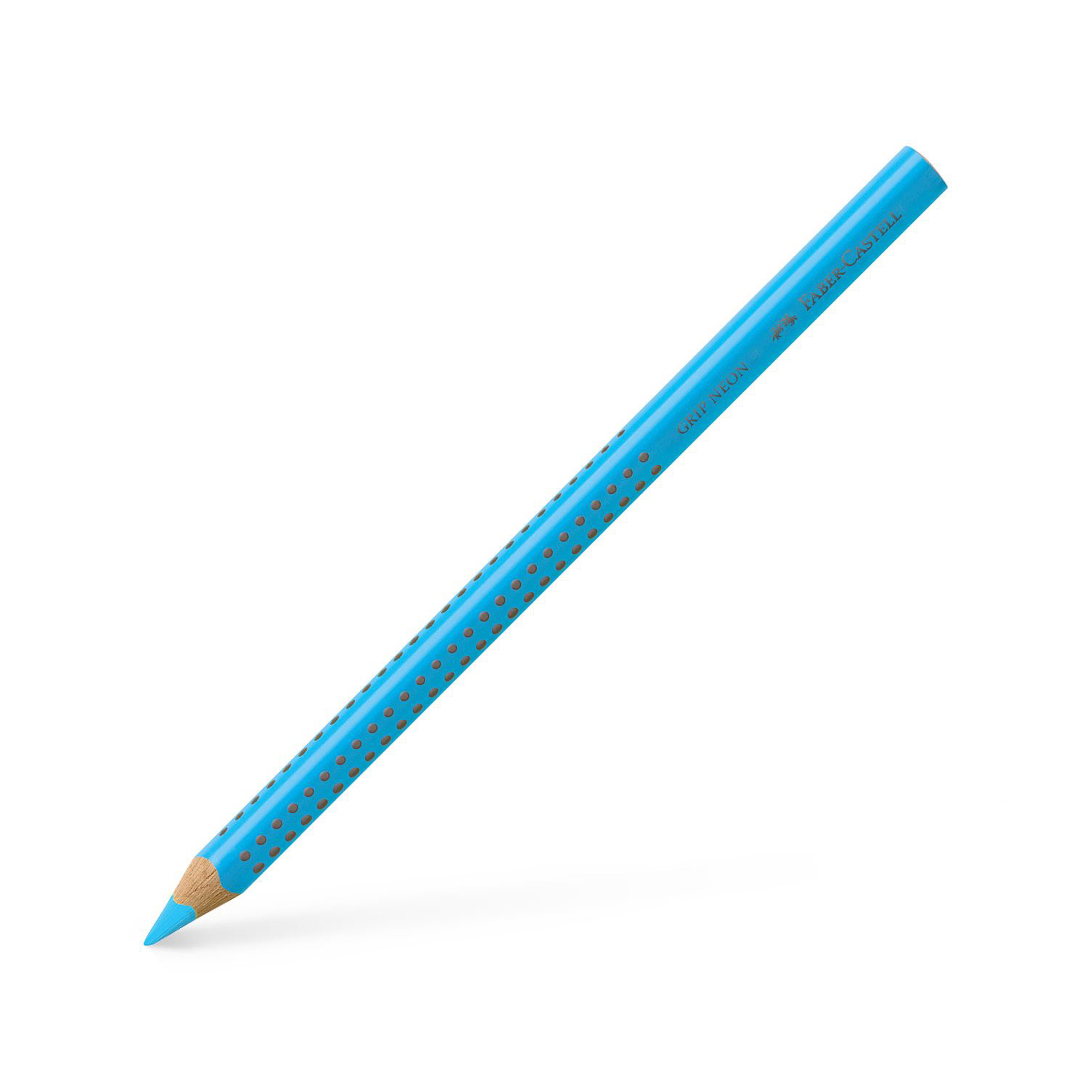Matita evidenziatore Textliner Dry 1148 Grip Jumbo - diametro mina 5,4mm - azzurro - Faber-Castell