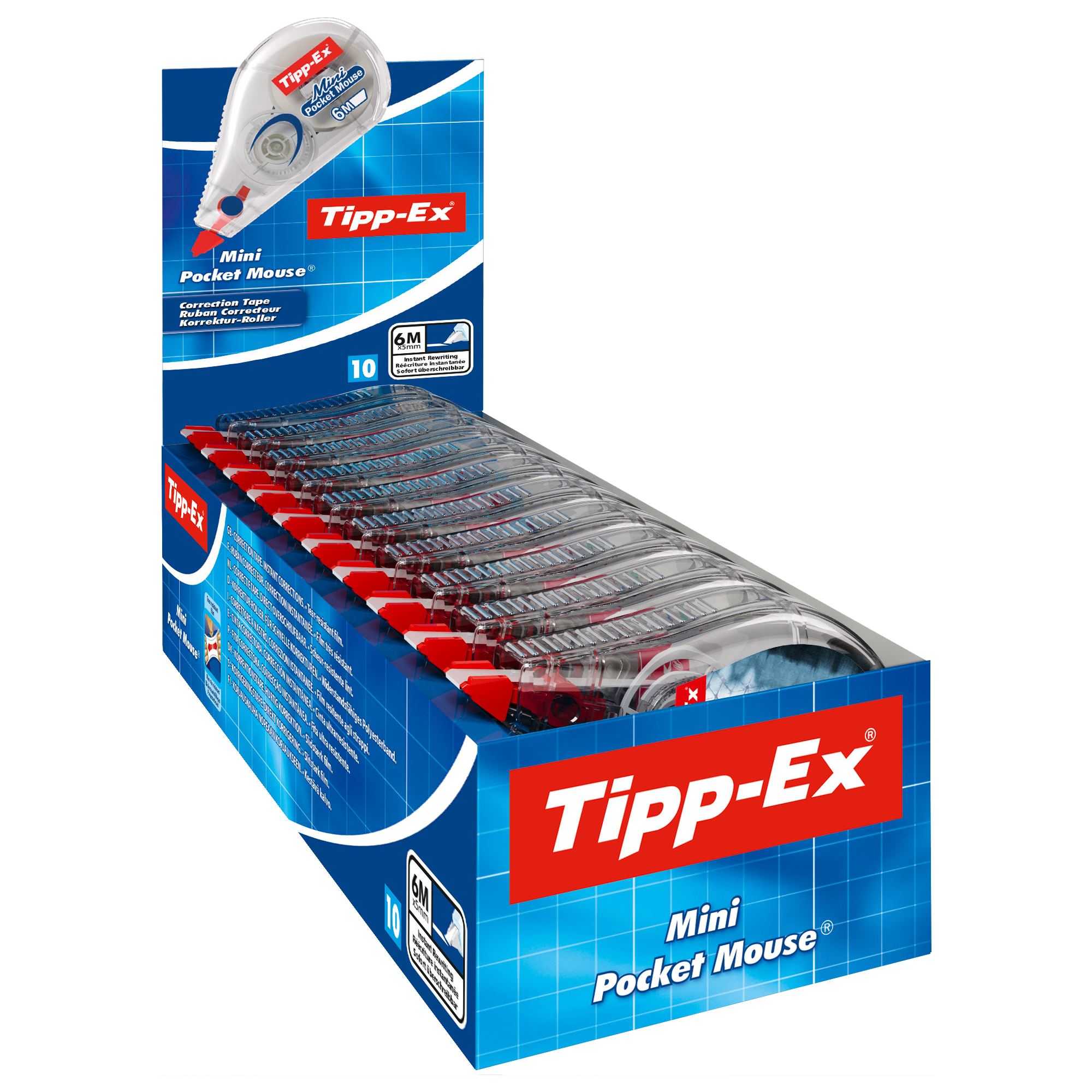 Correttore pocket mouse Decor - Tipp-Ex - expo 10 pezzi