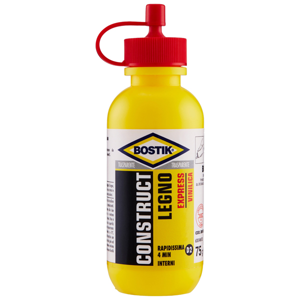 Colla Construct Legno Express  - 75 gr - trasparente - Bostik