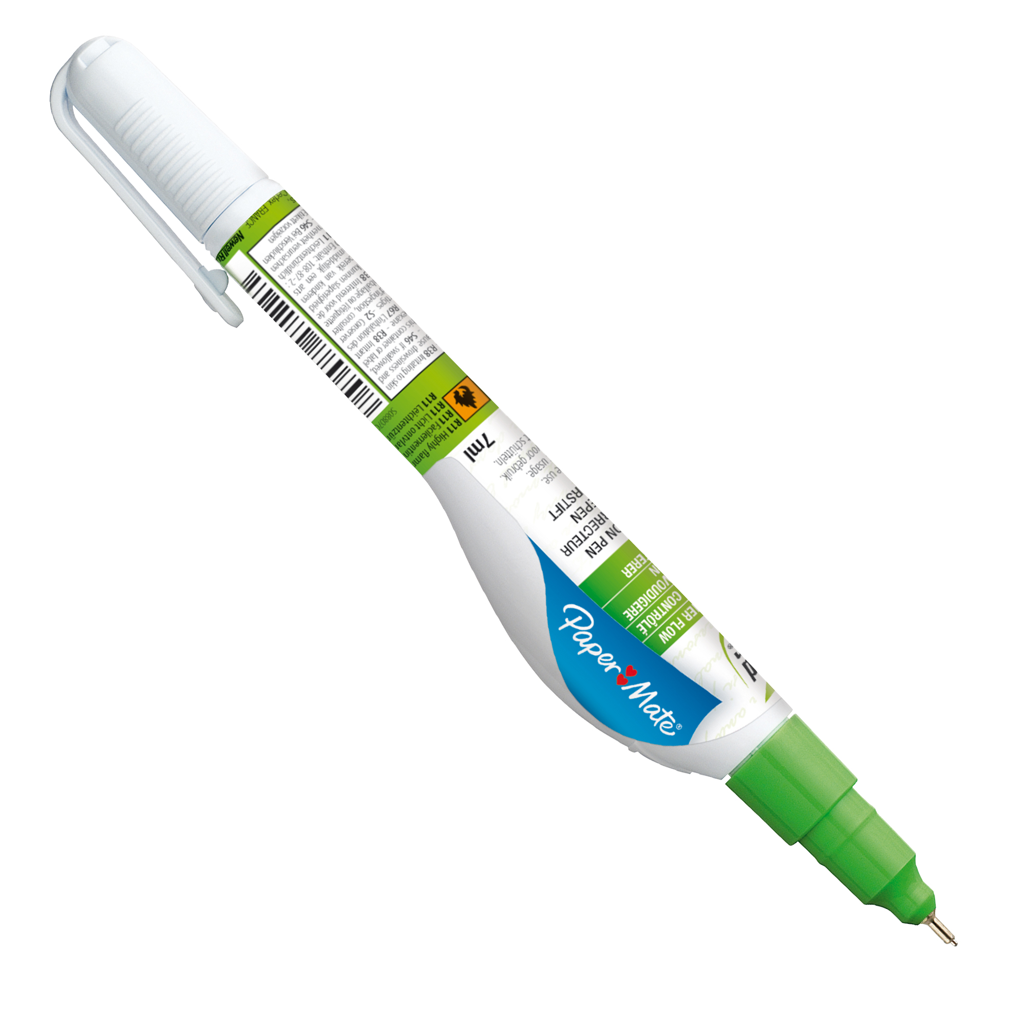Correttore a penna Liquid Paper Micro Correction Pen - 7ml - punta a sfera - Papermate