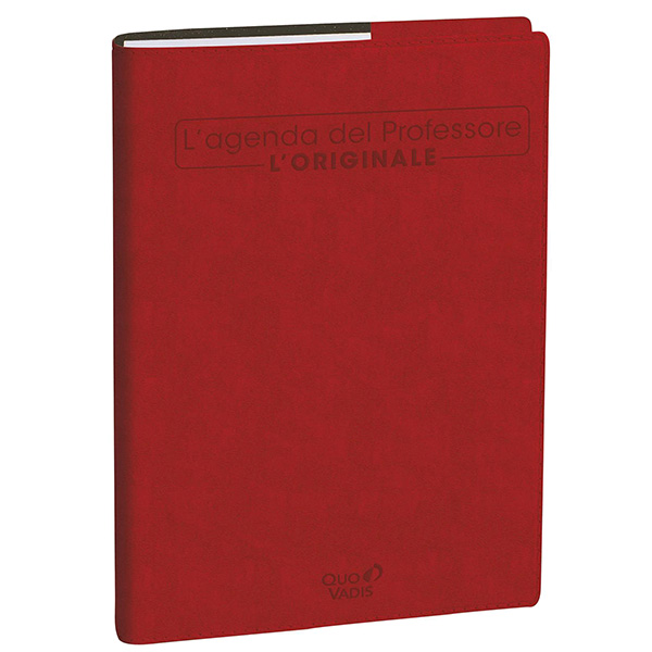Agenda del Professore 2027 - copertina Roma - 21 x 27 cm - rosso - Quo Vadis