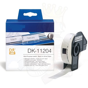 Nastro Compatibile Brother 11204 Bianco