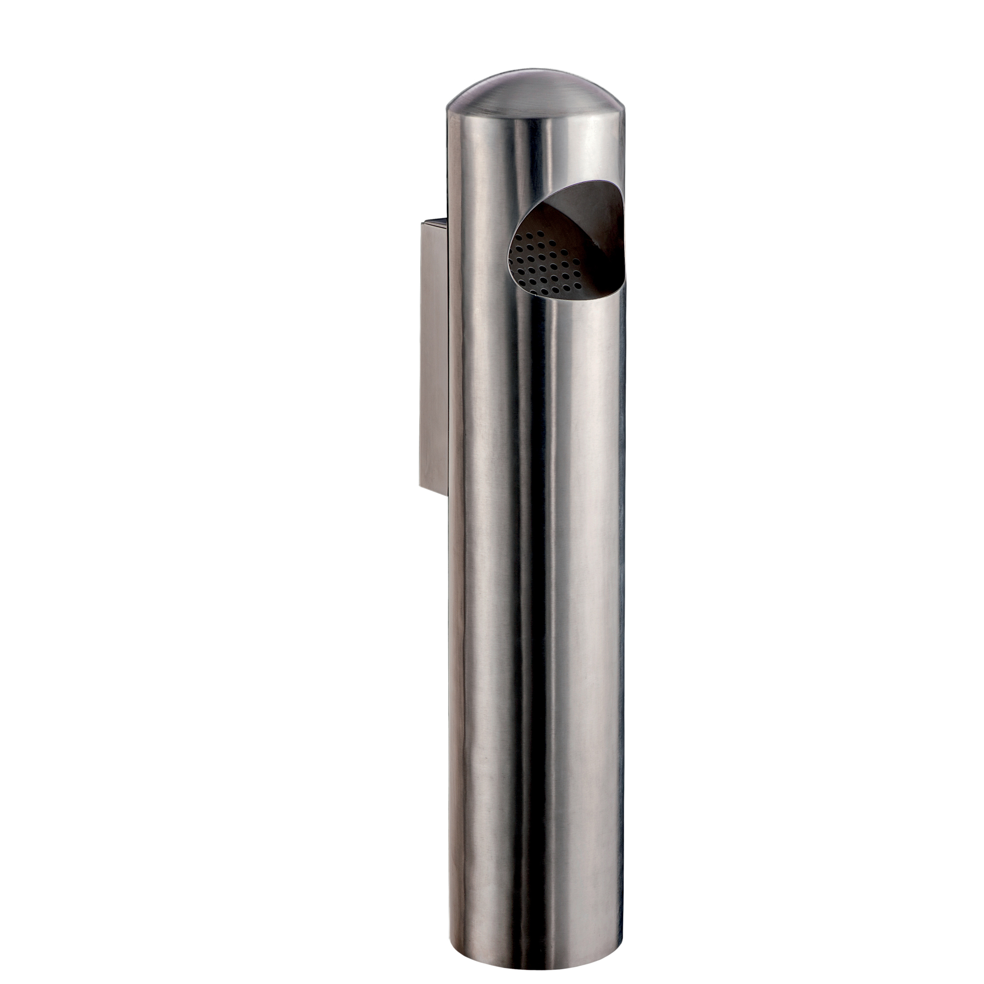 Posacenere murale Birkin - acciaio inox satinato - Medial
