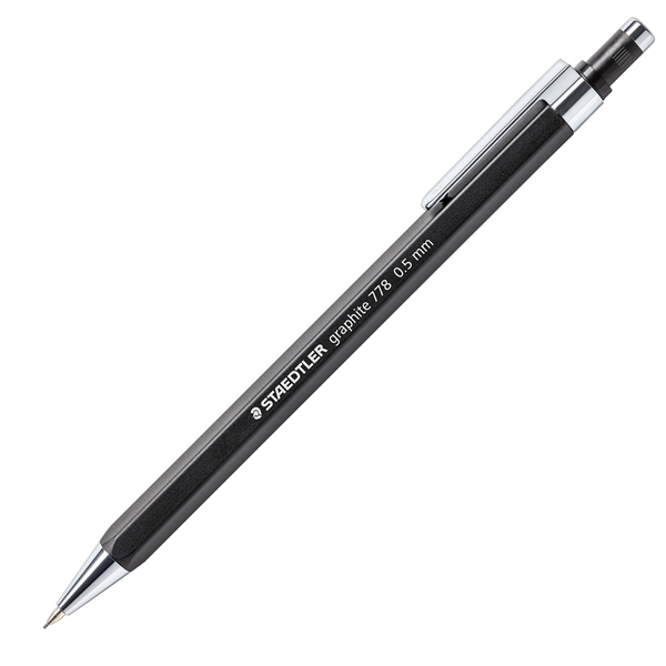 Portamine Grafite 778 - mina 0,5 mm - fusto nero opaco - Staedtler