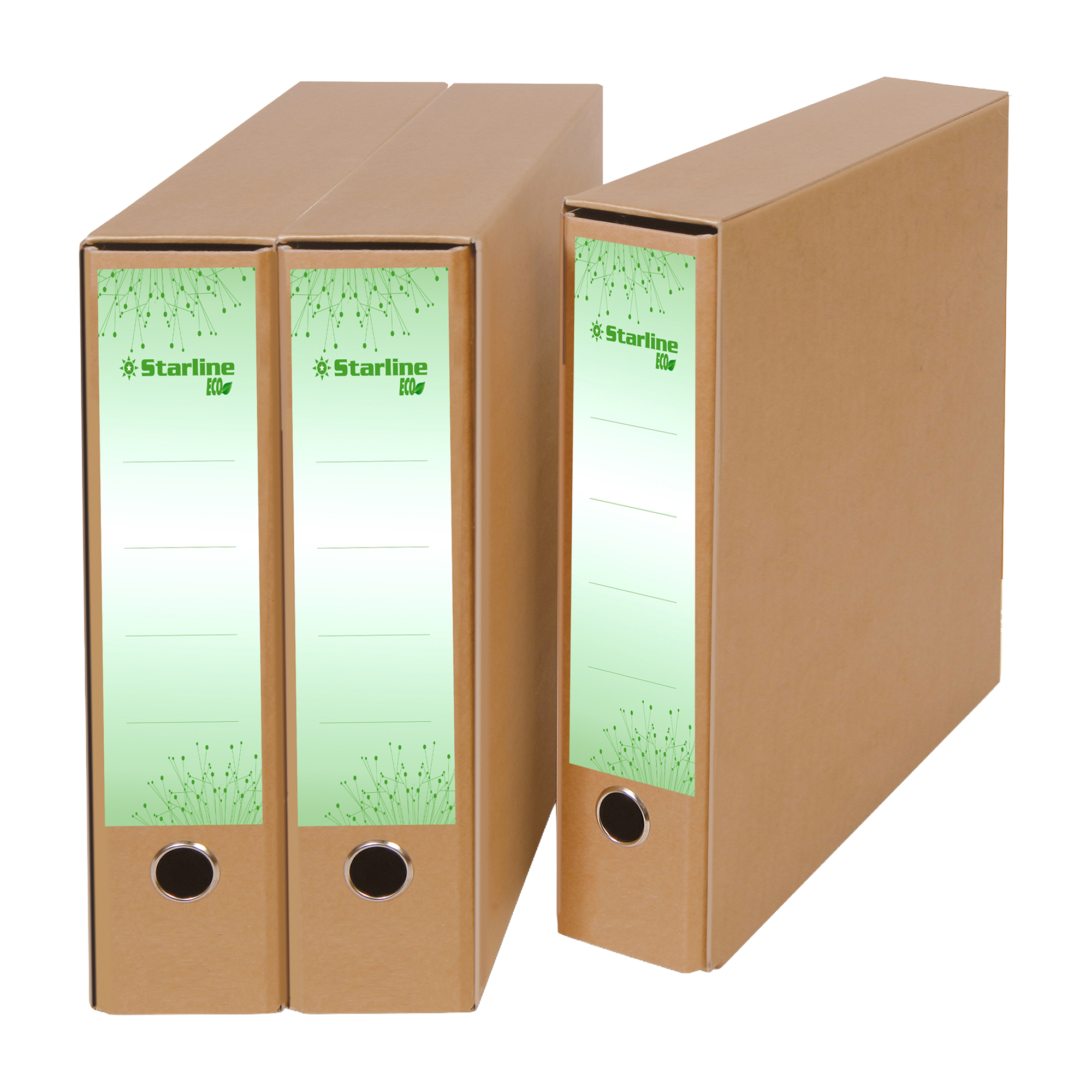 Registratore commerciale/UNI - Eco - dorso 5 cm - avana - Starline