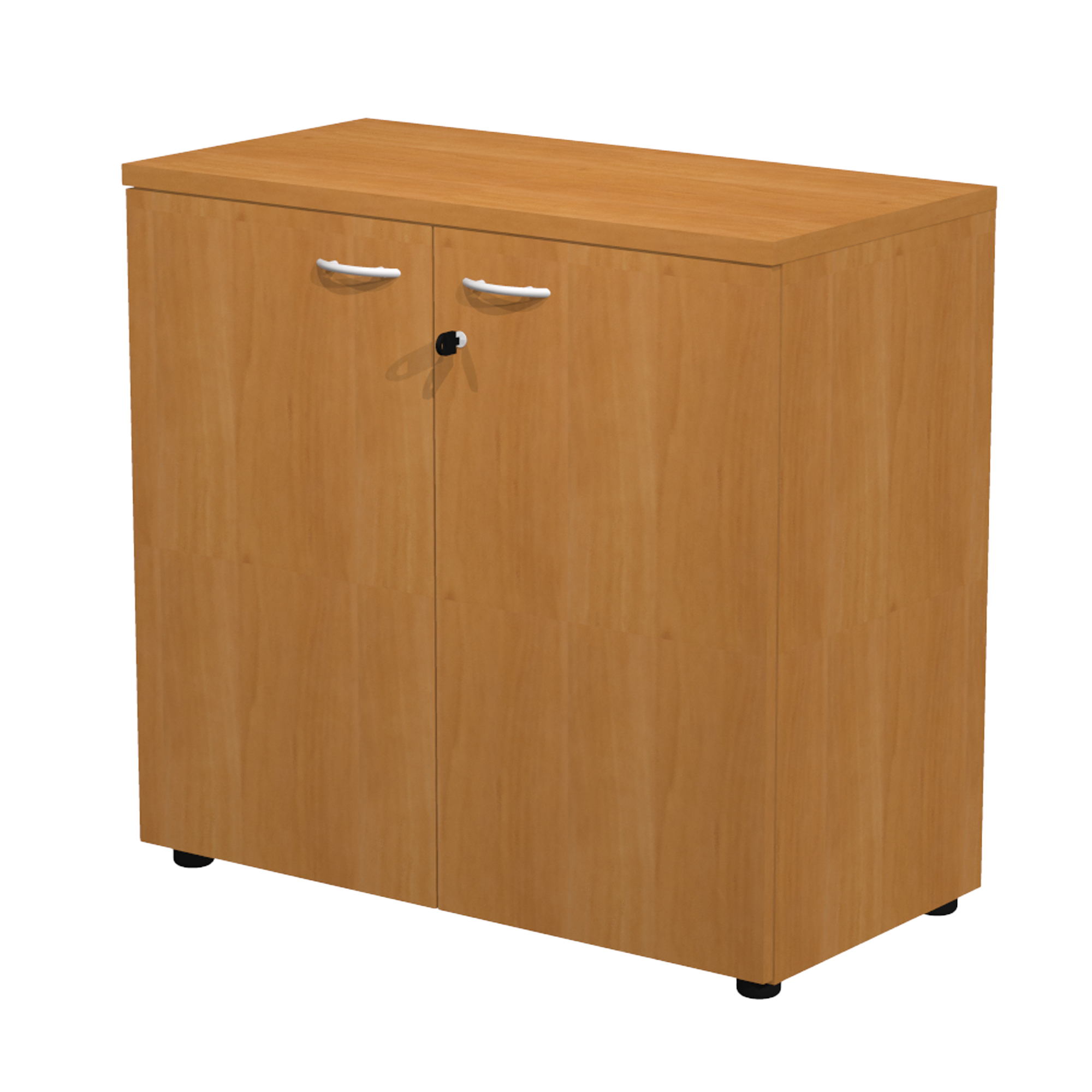 Armadio modulare - ante battenti - 90 x 44 x 85 cm - noce chiaro
