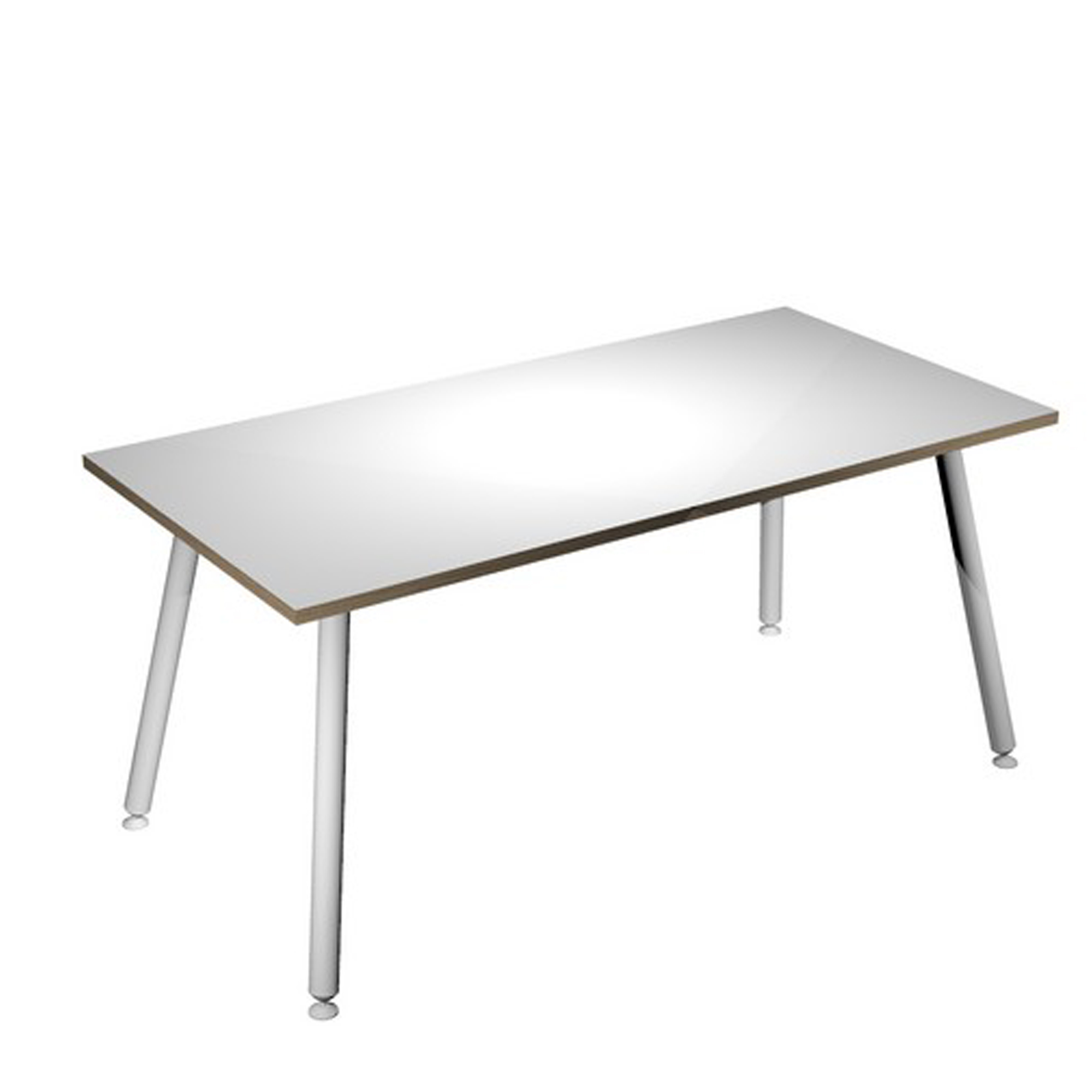 Scrivania Skinny Metal - 180 x 80 x H 74,4 cm - bianco