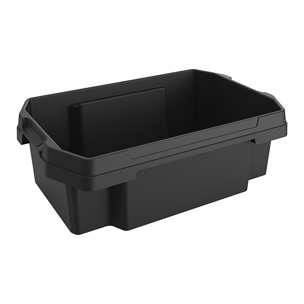 Contenitore multiuso FABER BOX - plastica - nero - 58,5 x 38,5 x 19,51 cm -  30 litri - Terry
