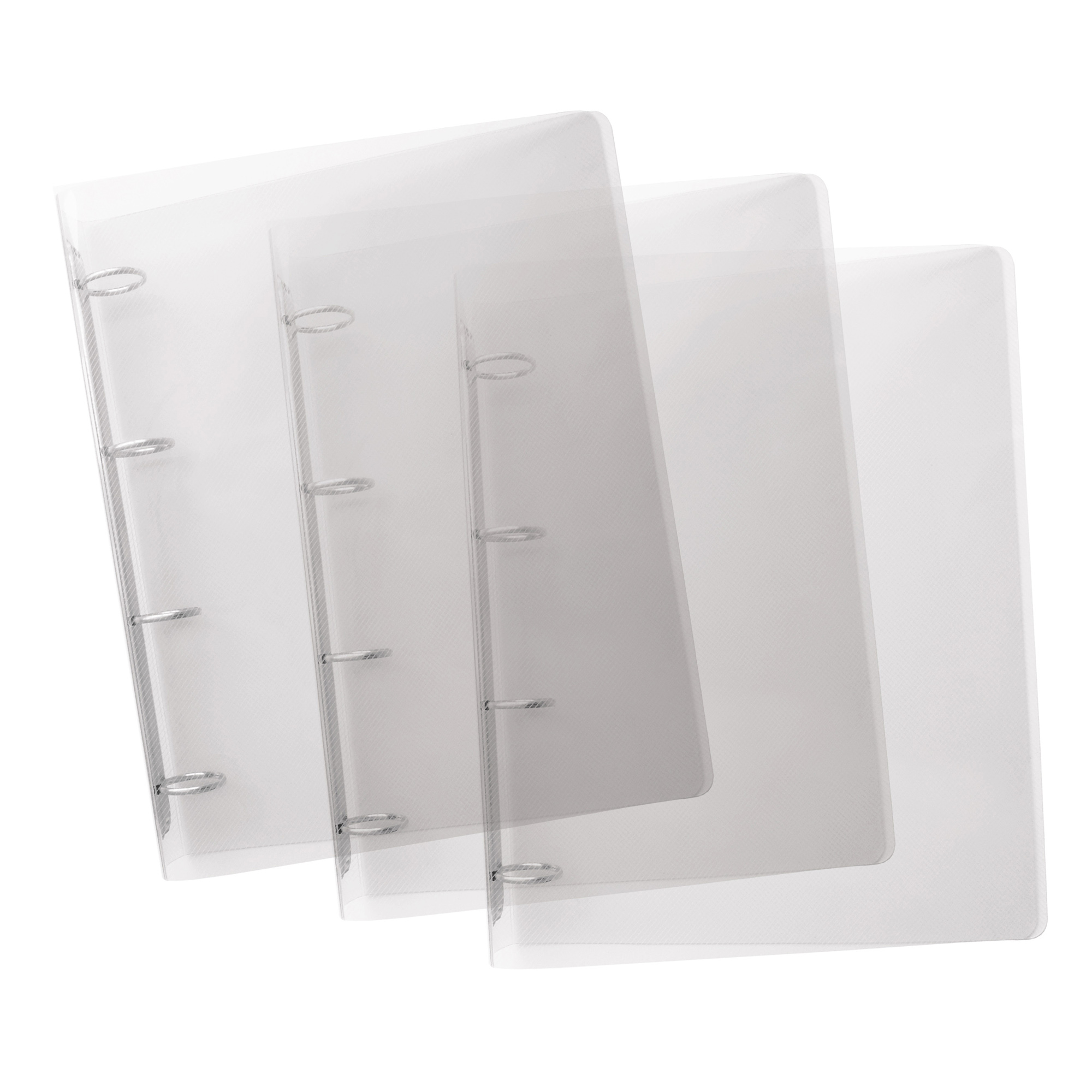 Raccoglitore Lumina - 22 x 30 cm - 4 anelli tondi 30 mm - PP - trasparente - Favorit
