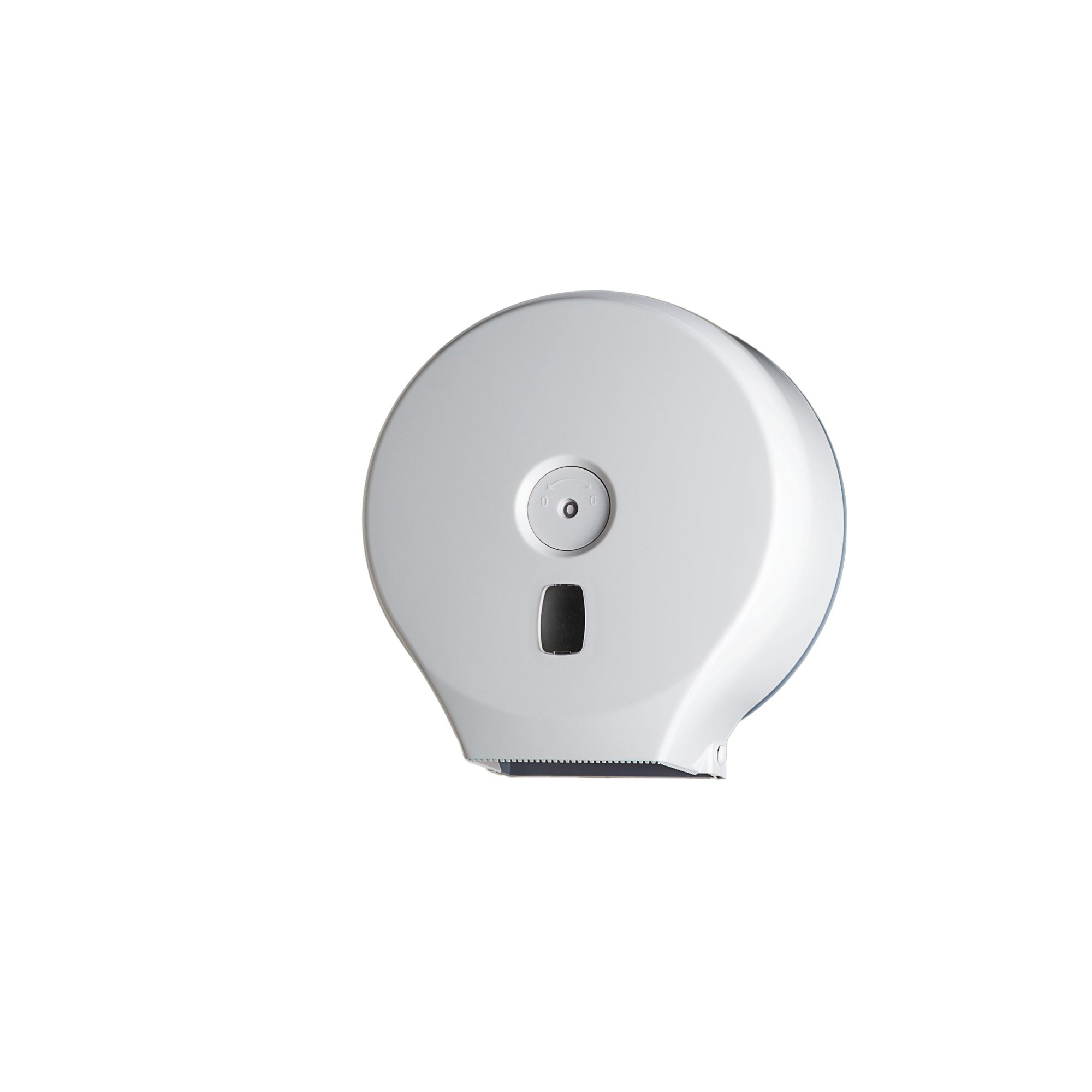 Distributore carta igienica Basica per rotoli Mini Jumbo - 28,2x12x29,4 cm - bianco - Medial