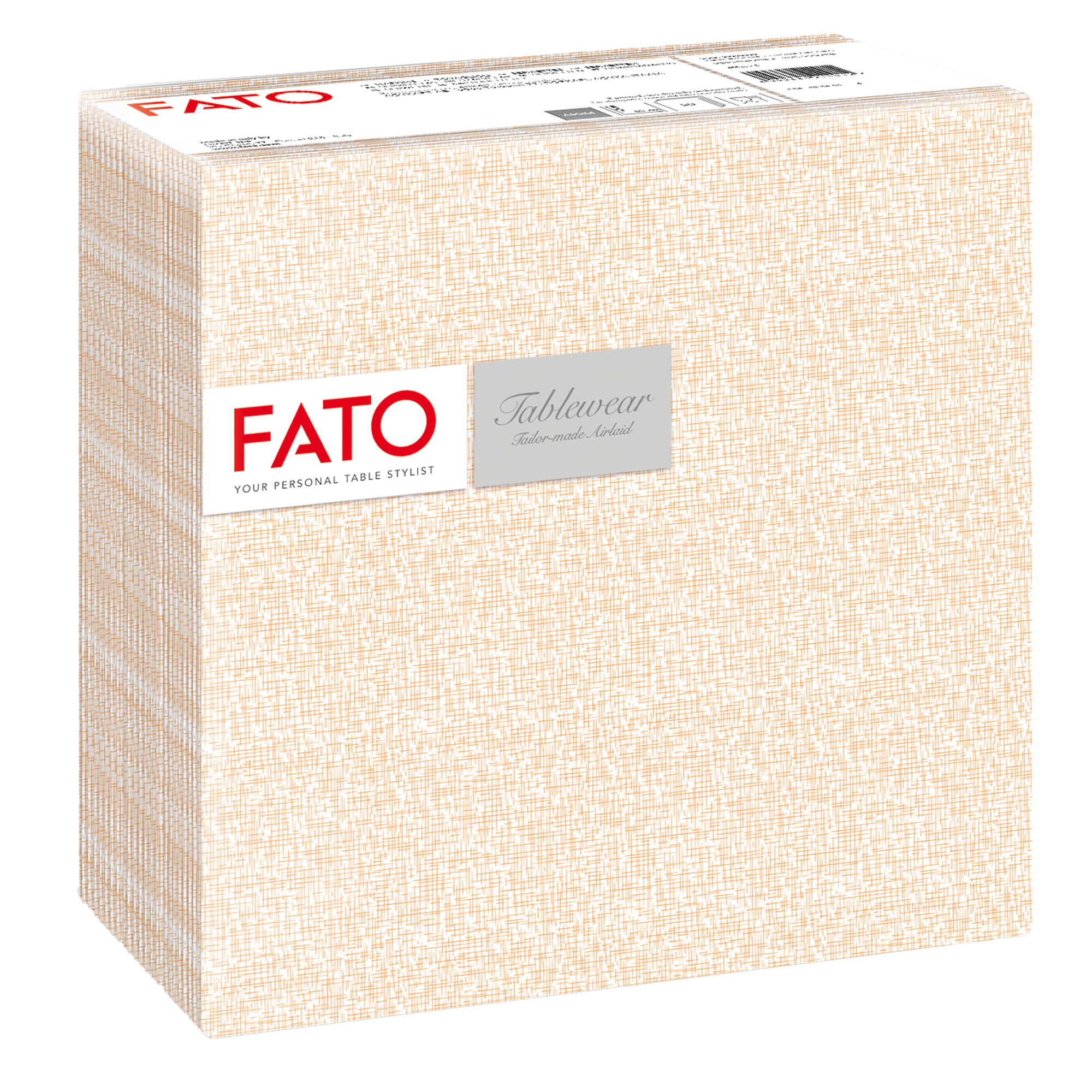 Tovagliolo linea AirLaid - carta - 40 x 40 cm - zucca - Fato - conf. 50 pezzi