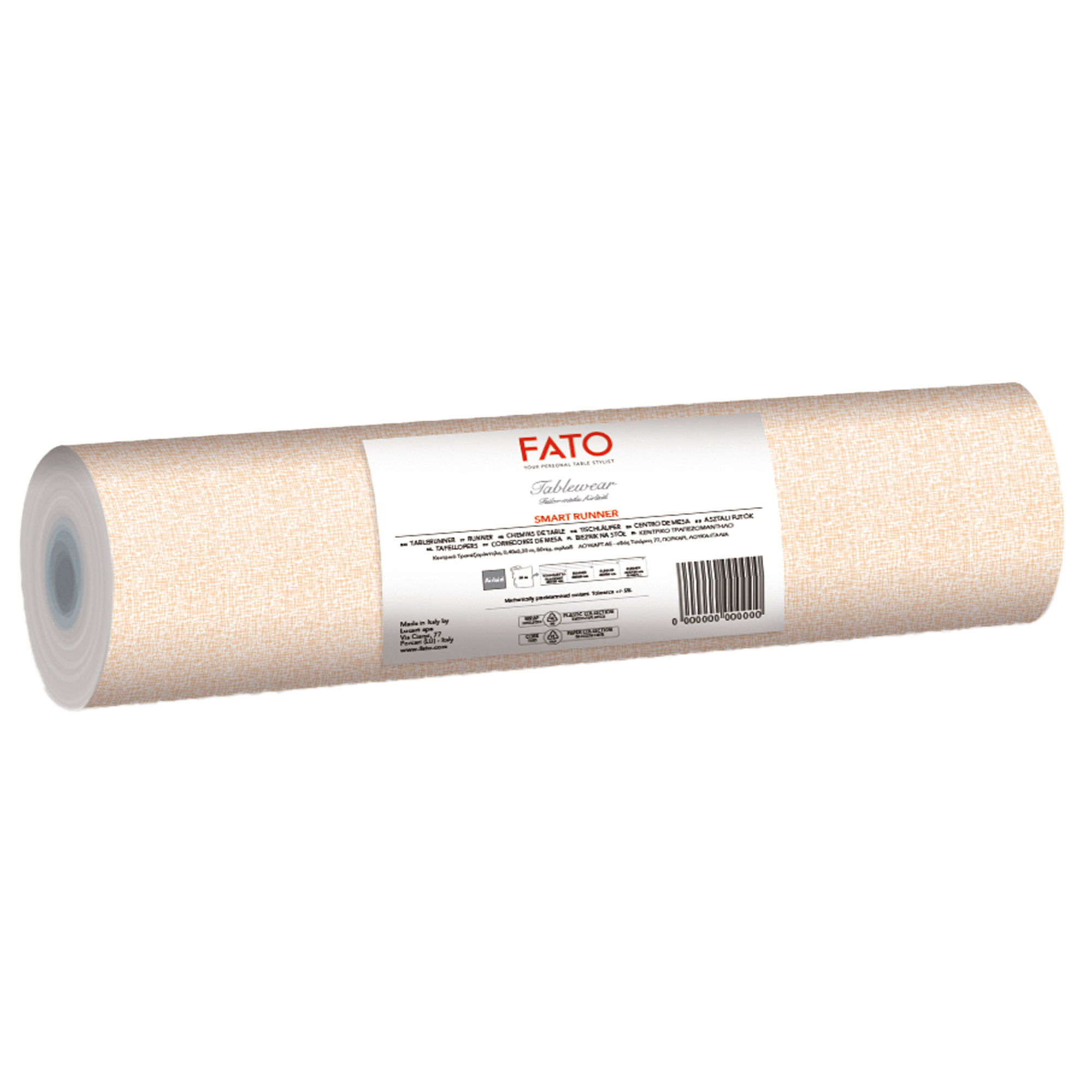 Runner linea Canvas - 0,40 x 24 mt - zucca - Fato