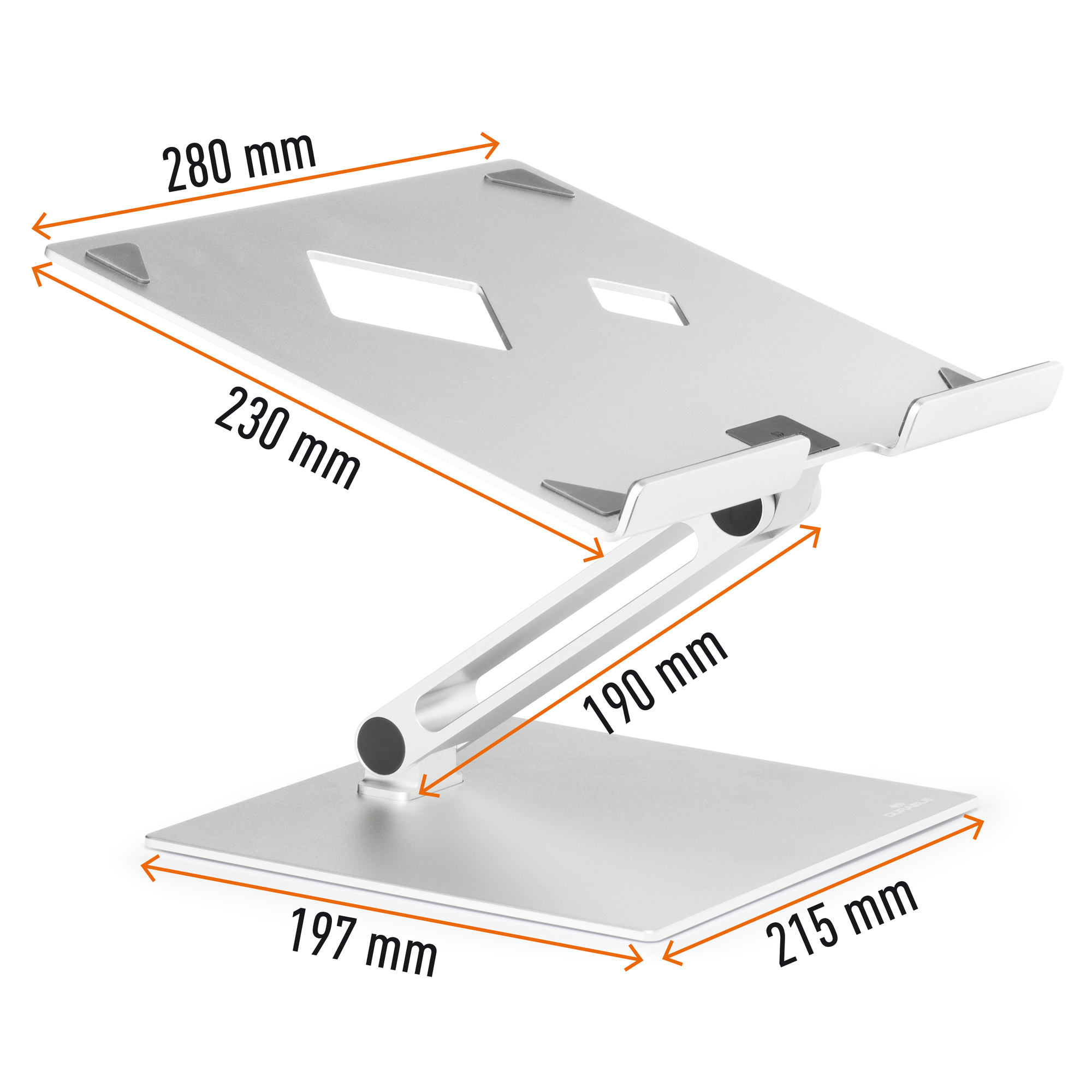 Supporto alza notebook Rise - da 10'' a 17'' - Durable