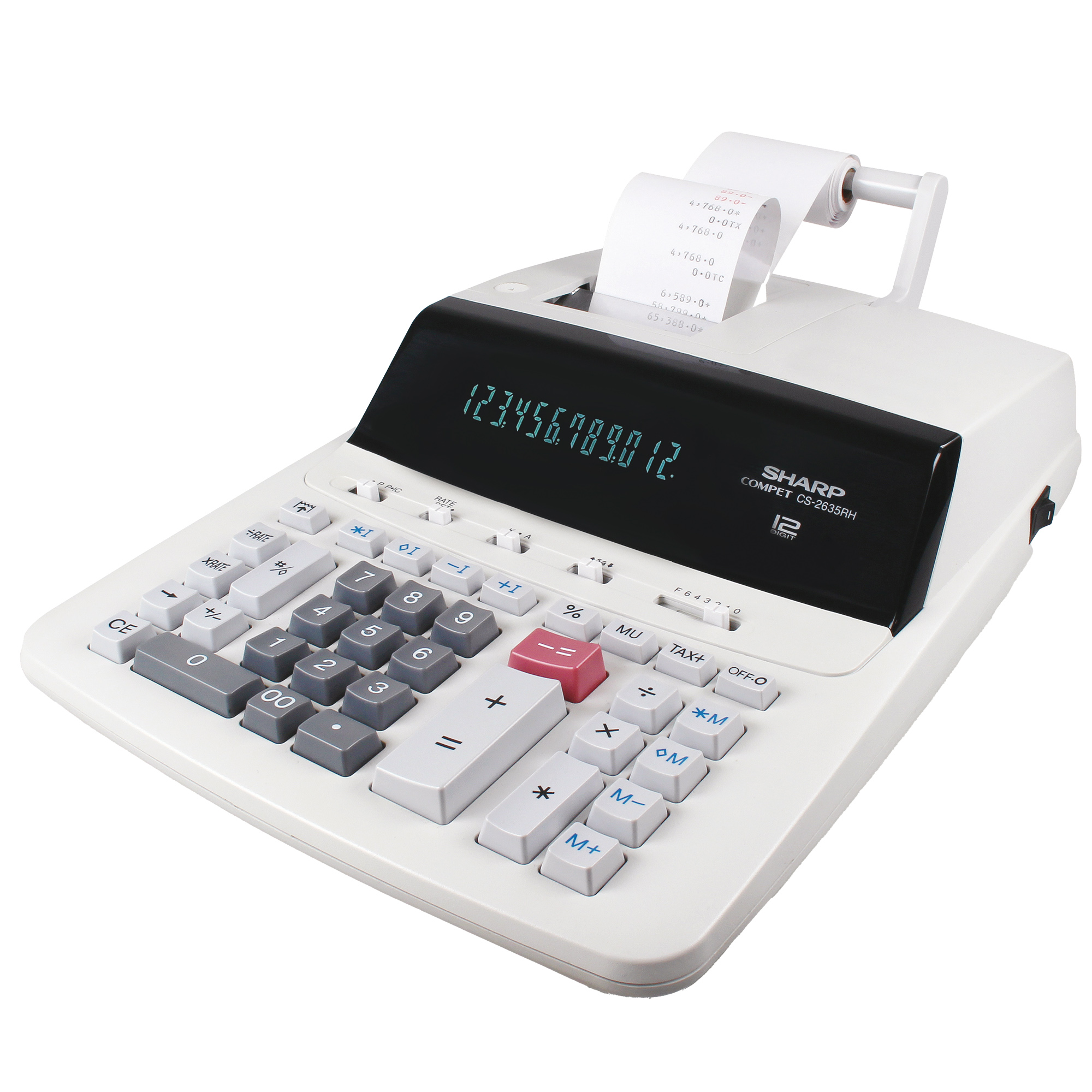 Sharp - Calcolatrice scrivente CS 2635LW - 12 cifre - CS2635LW