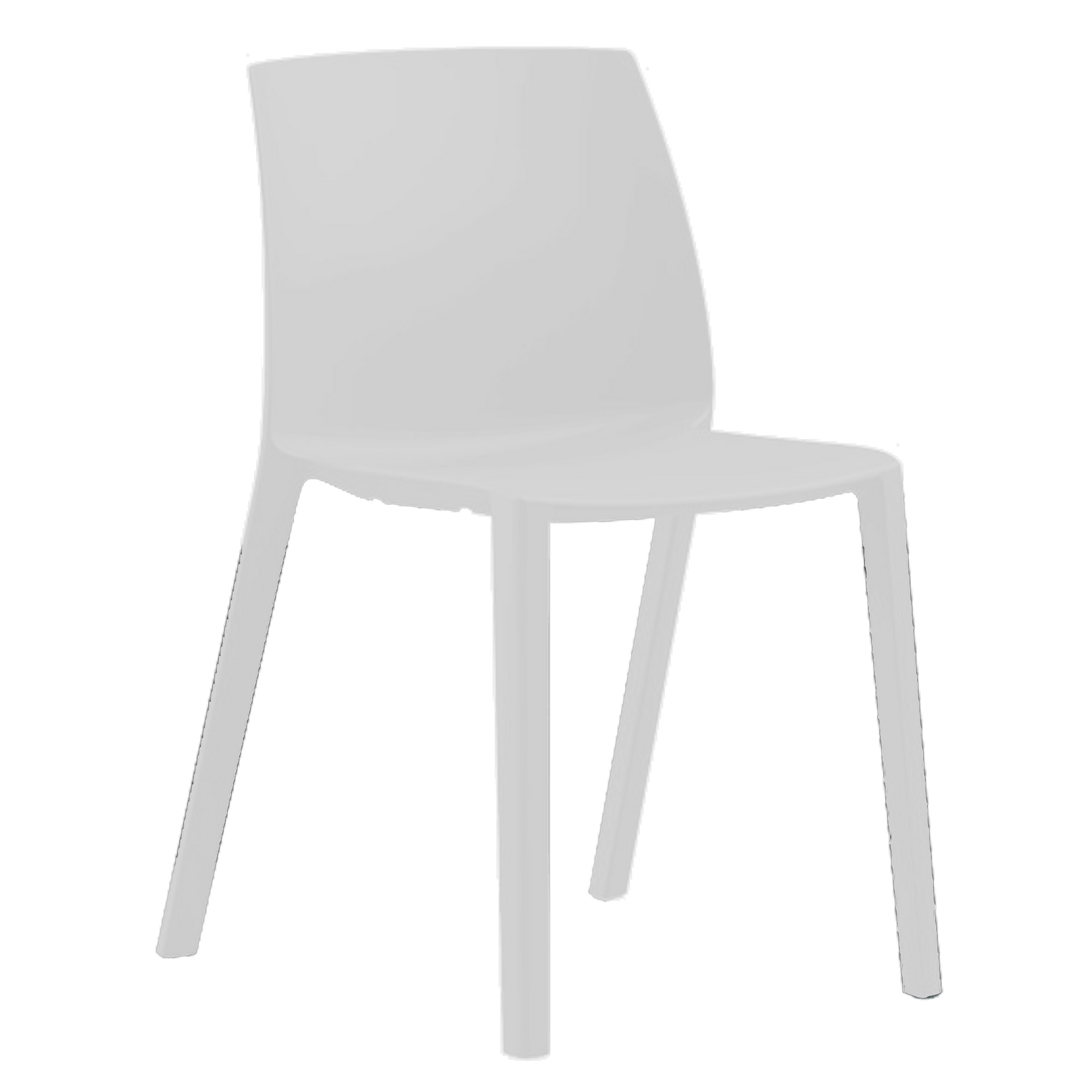 Seduta attesa Dora DOR - senza braccioli - bianco - Unisit
