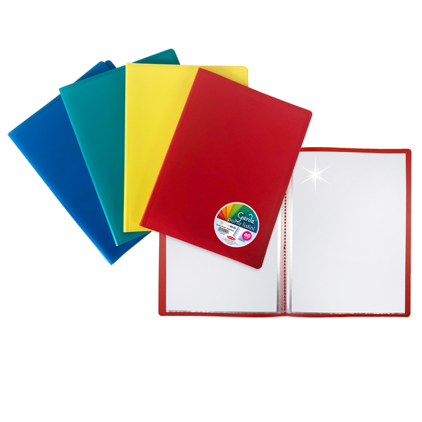 Portalistini Garda - 22x30cm - 40 buste - 4 colori assortiti - Plastibor