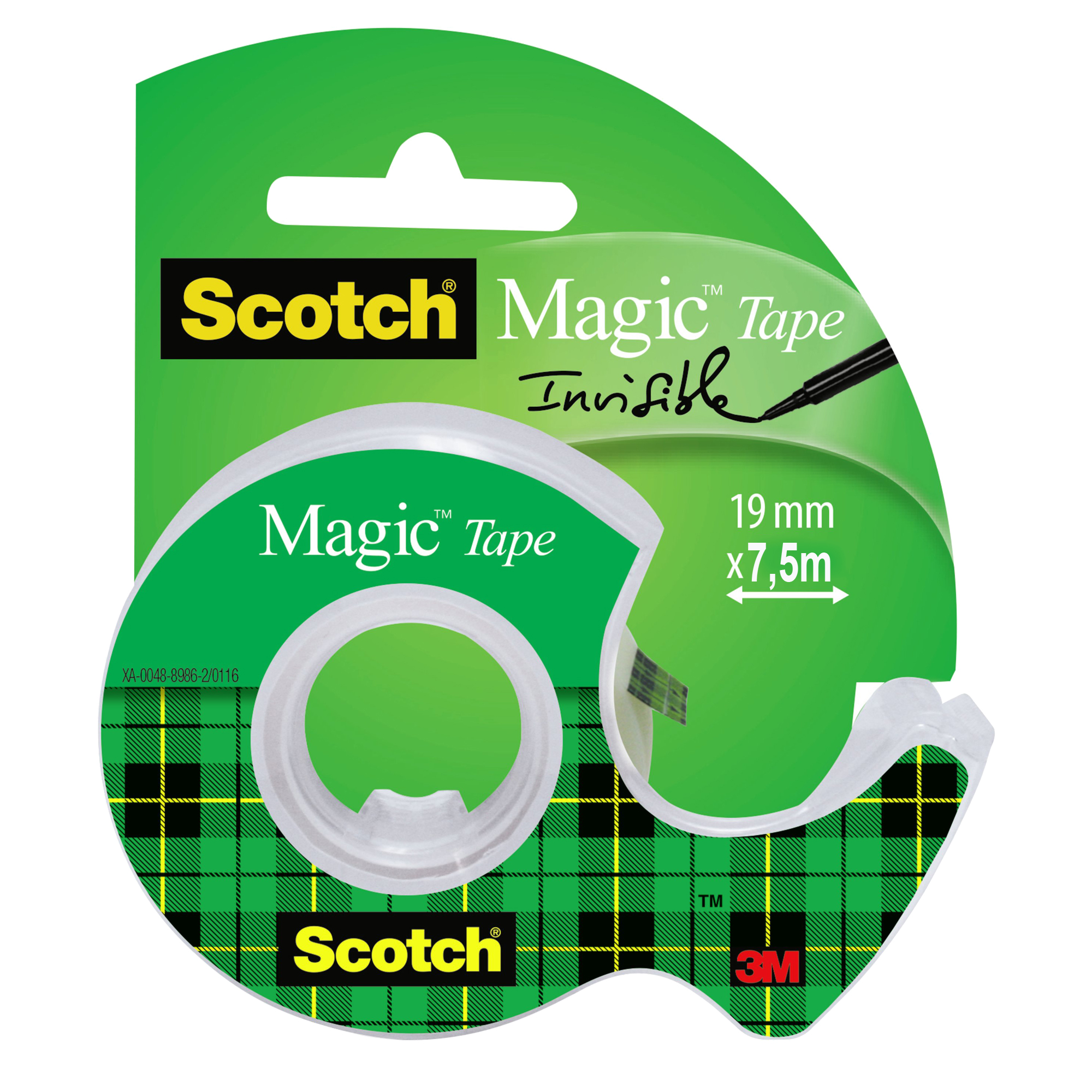 Nastro adesivo in chiocciola Magic 810 - 19 mm x 7,5 m - acrilico - trasparente - Scotch